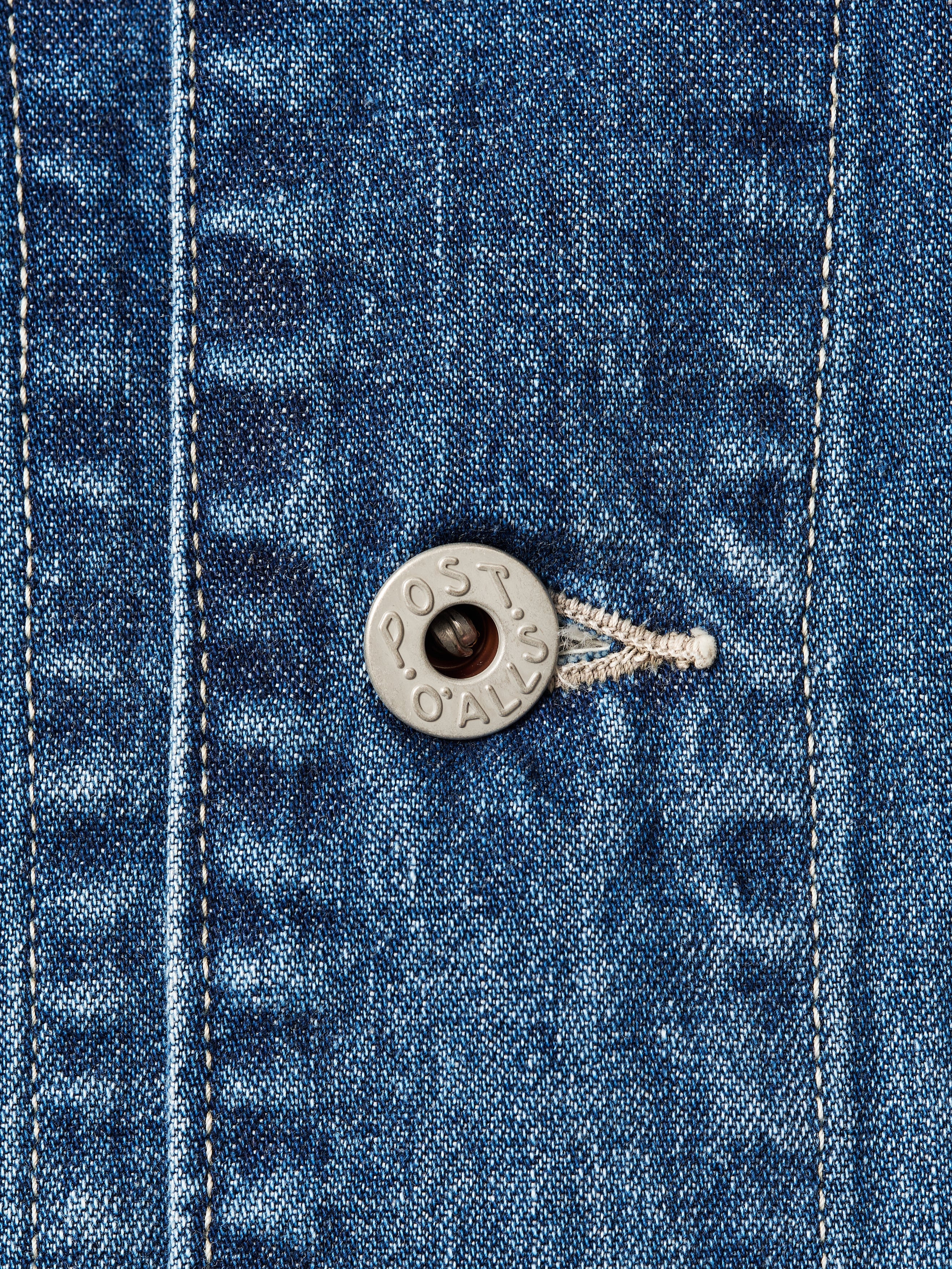 #3134-01W POST 47 : 10oz. Denim worn indigo_2