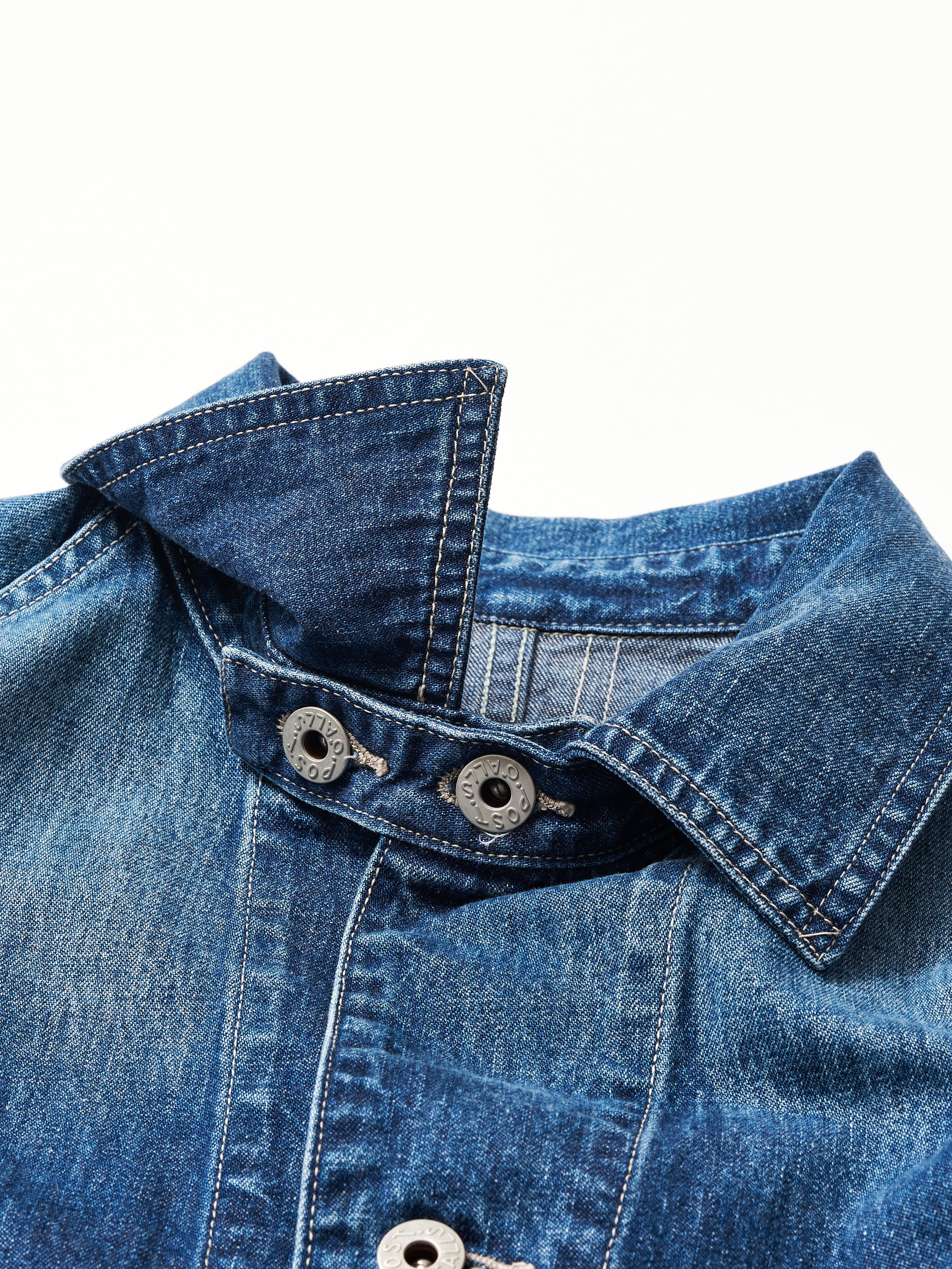 #3134-01W POST 47 : 10oz. Denim worn indigo_4