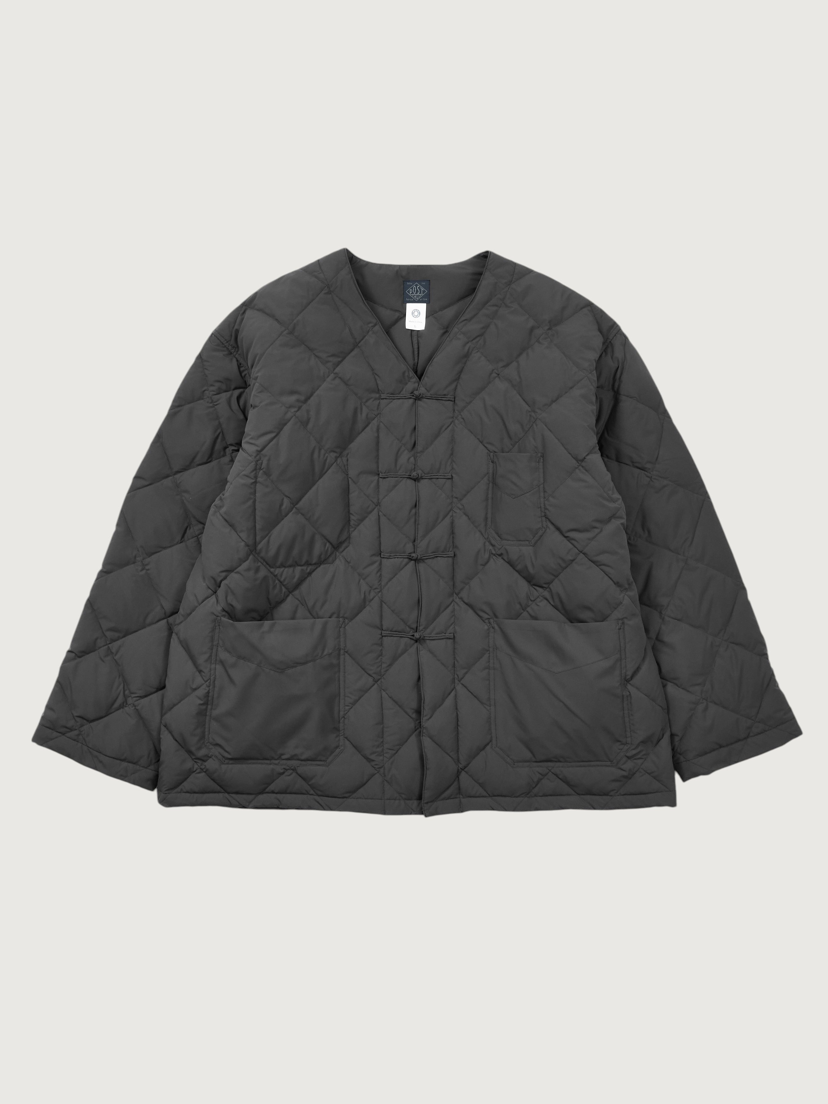 #3109BL-PG POST Chinois DV : polyester poplin grey