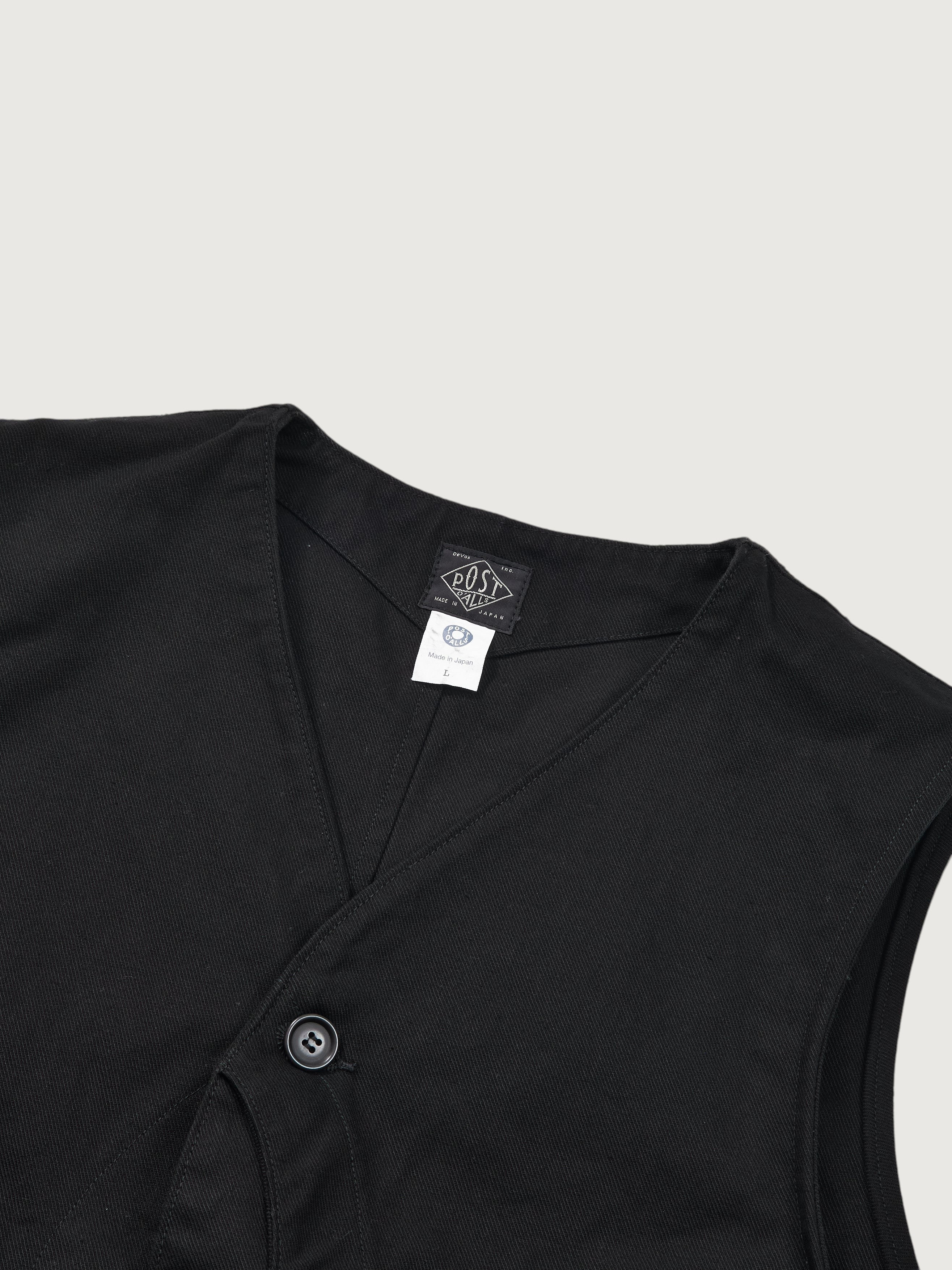 #3504-CSB Royal Moody : cotton serge combo black