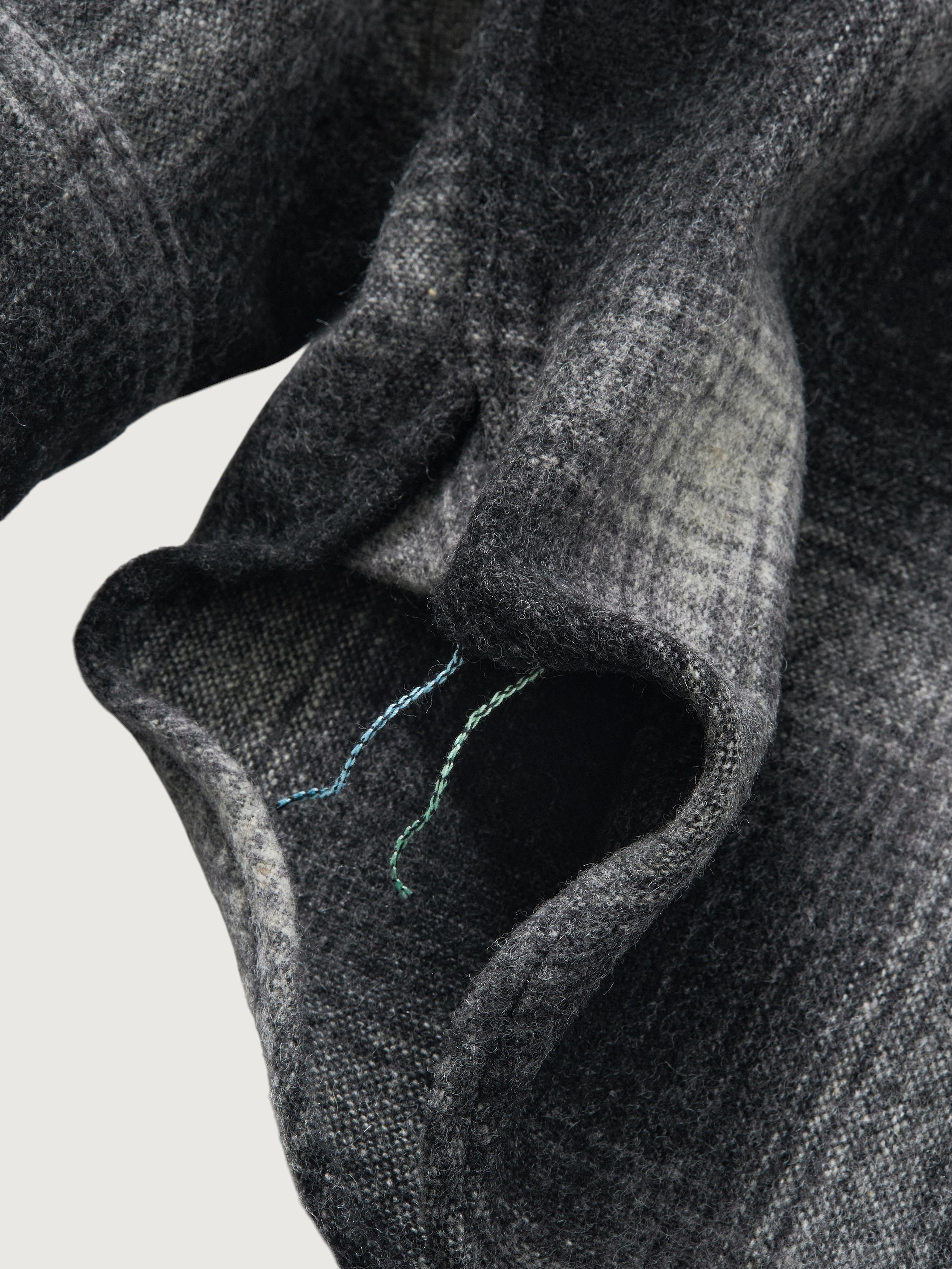#3217S-WHB St. Louis 2 : wool hombre black
