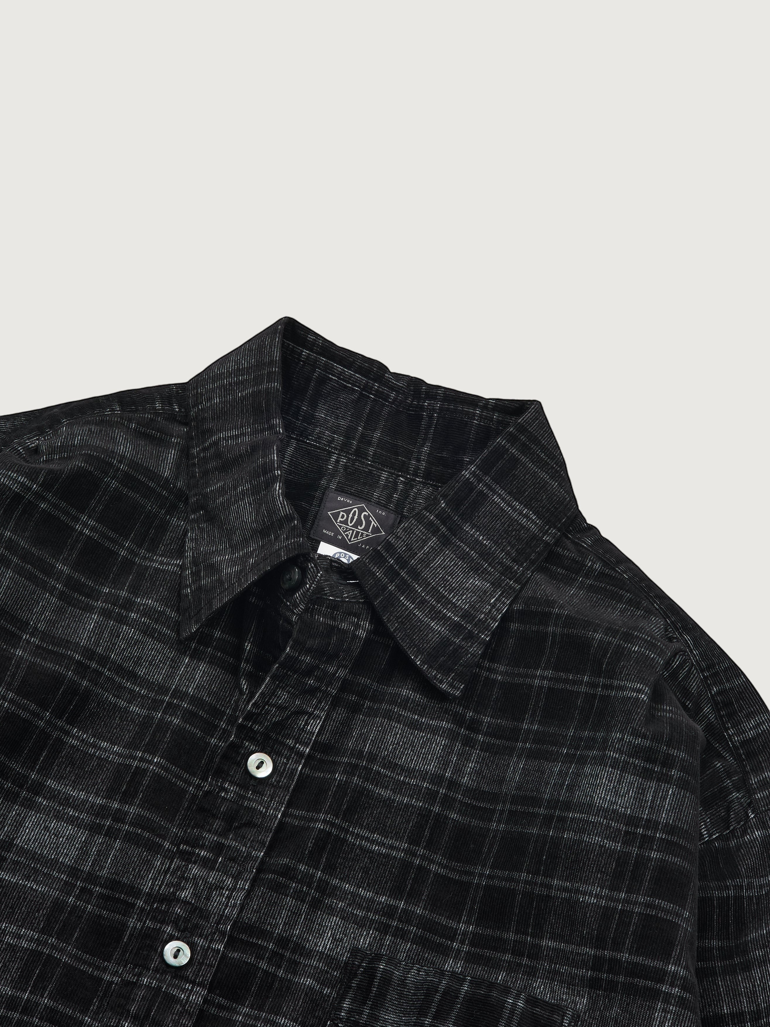 #3232-SC2 Original BL Shirt : shadow cords black 2