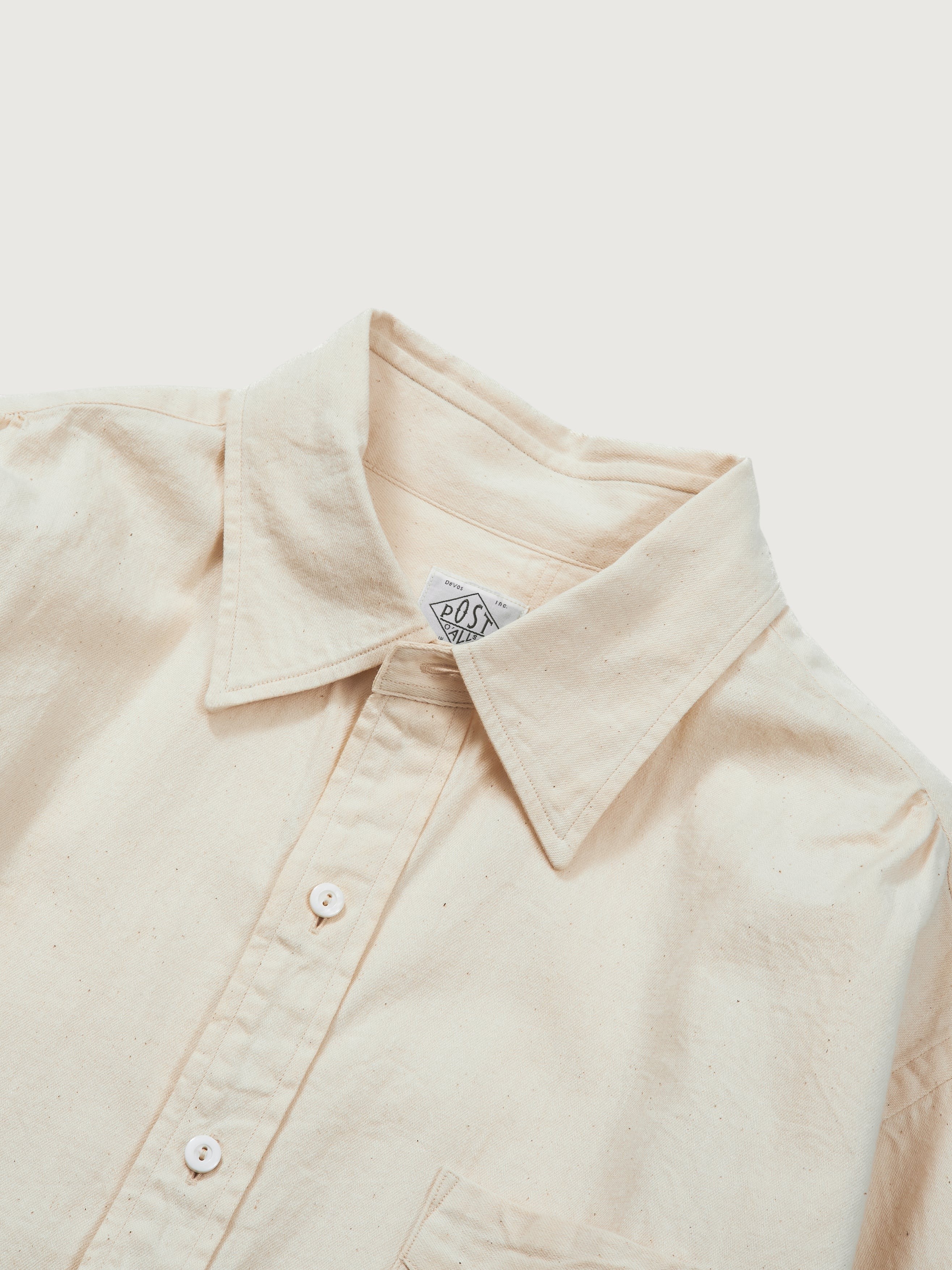 #3232-VTN Original BL Shirt : vintage twill natural