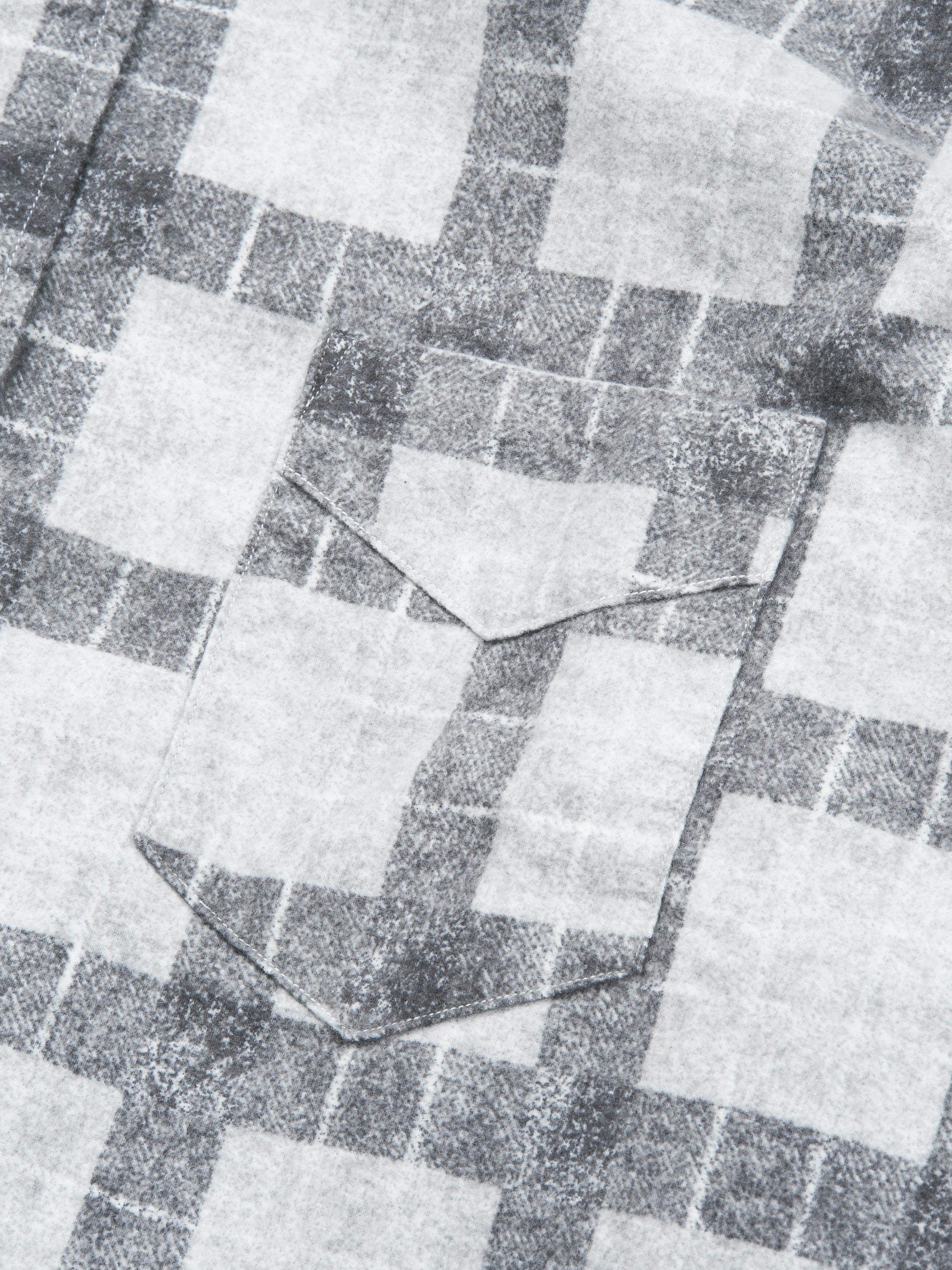 #3234-PF1 Rounder : printed cotton flannel ash