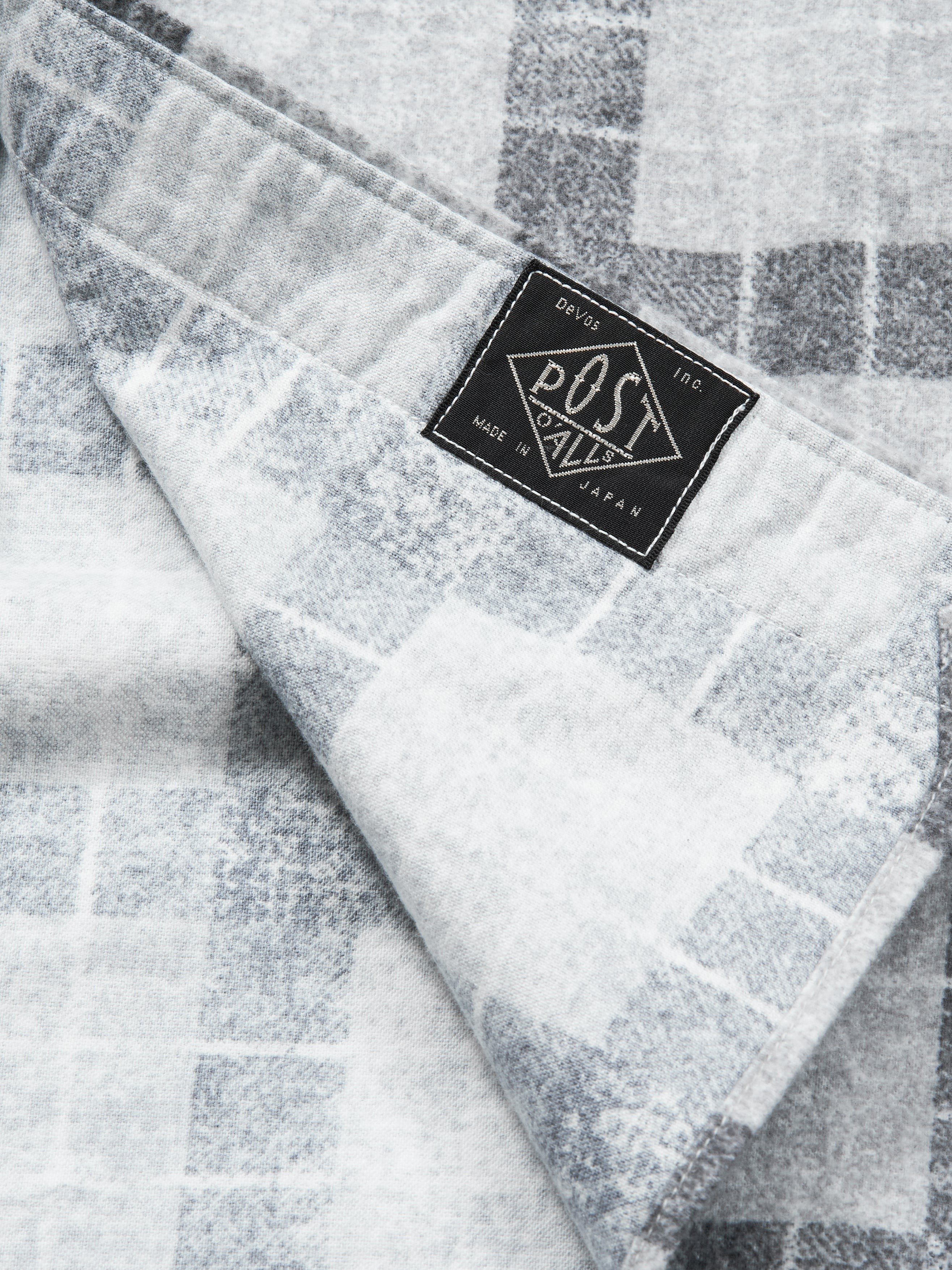 #3234-PF1 Rounder : printed cotton flannel ash
