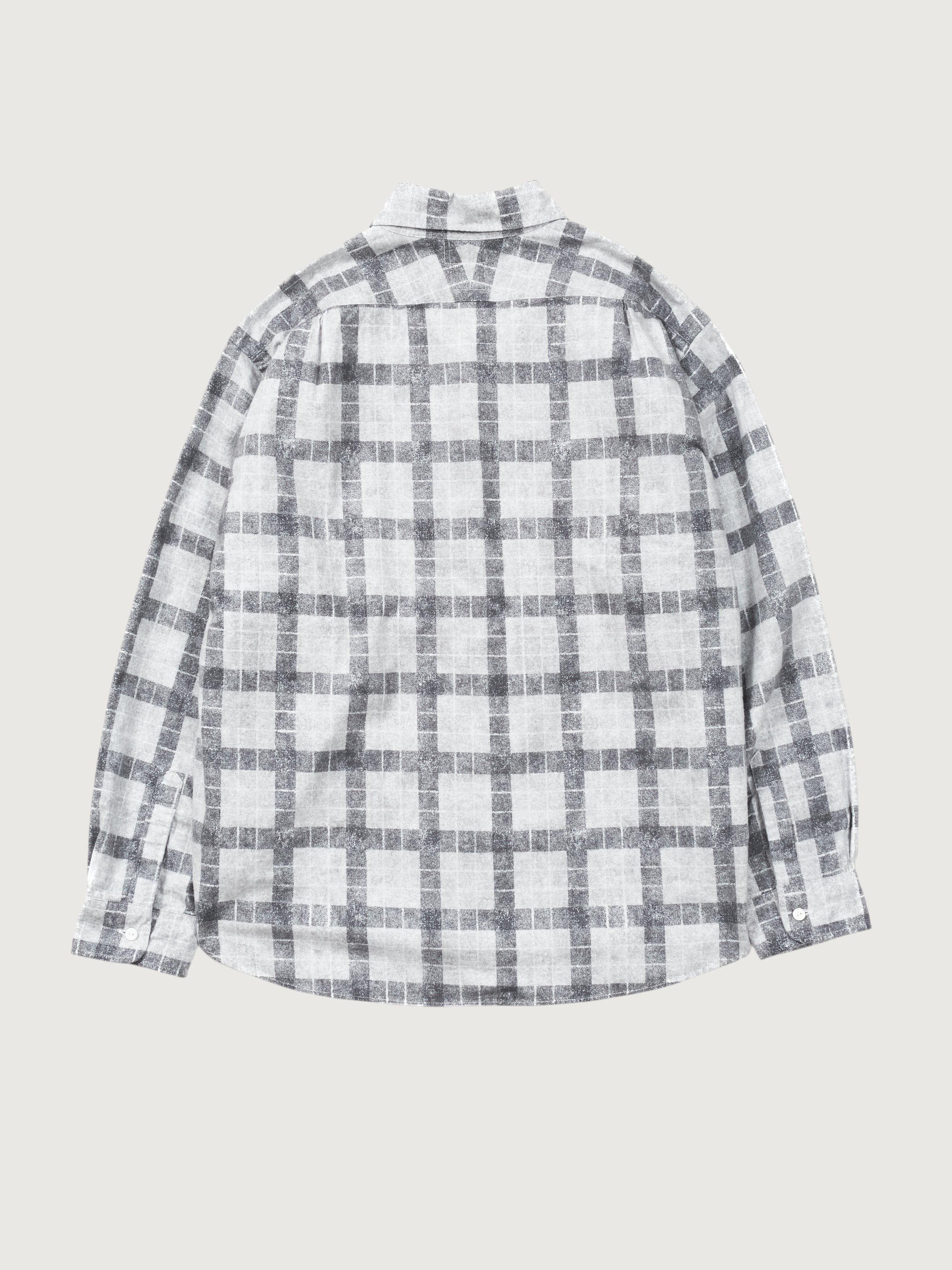 #3234-PF1 Rounder : printed cotton flannel ash