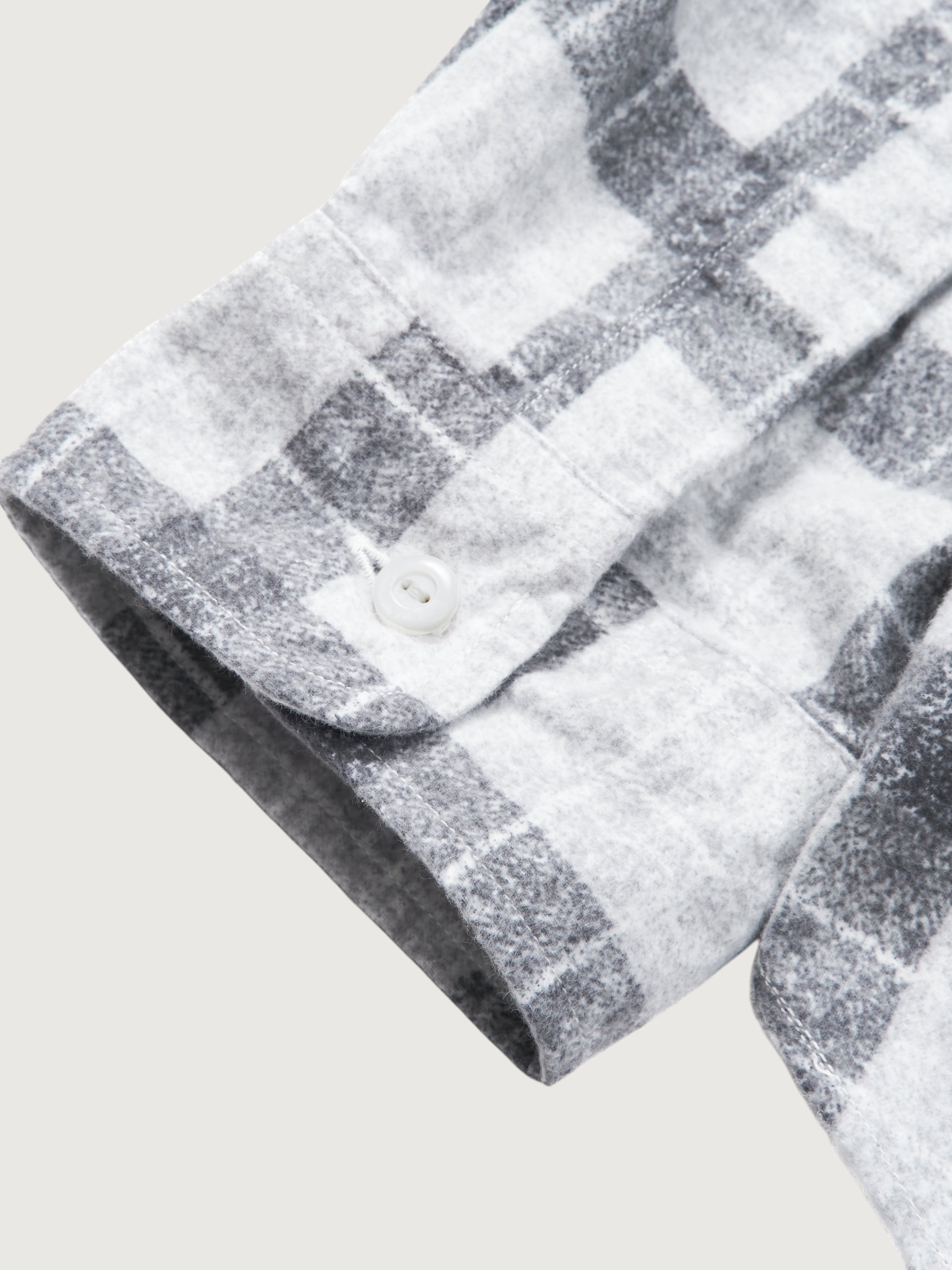 #3234-PF1 Rounder : printed cotton flannel ash