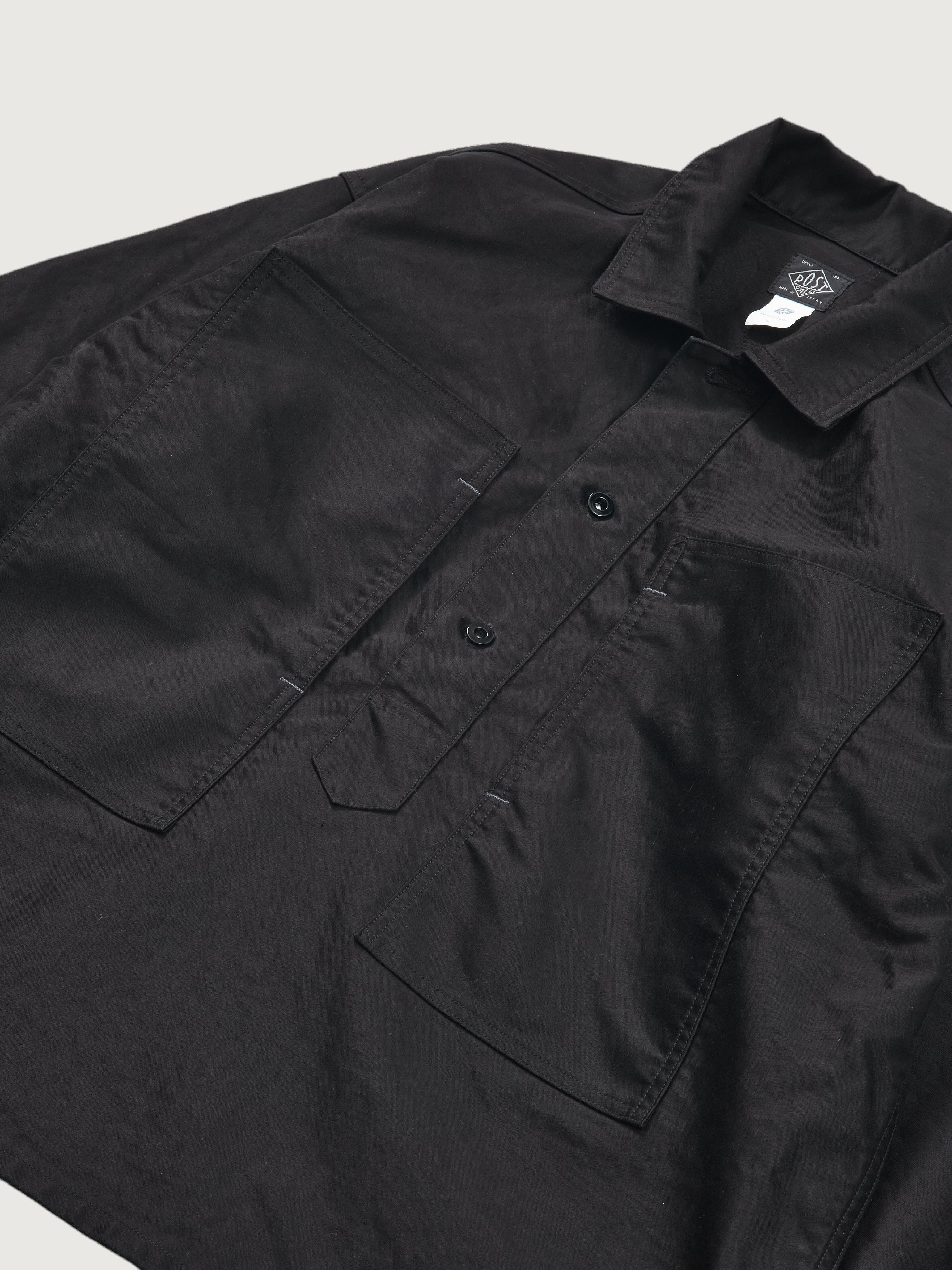 #1204-MSB ARMY Shirt : moleskin black