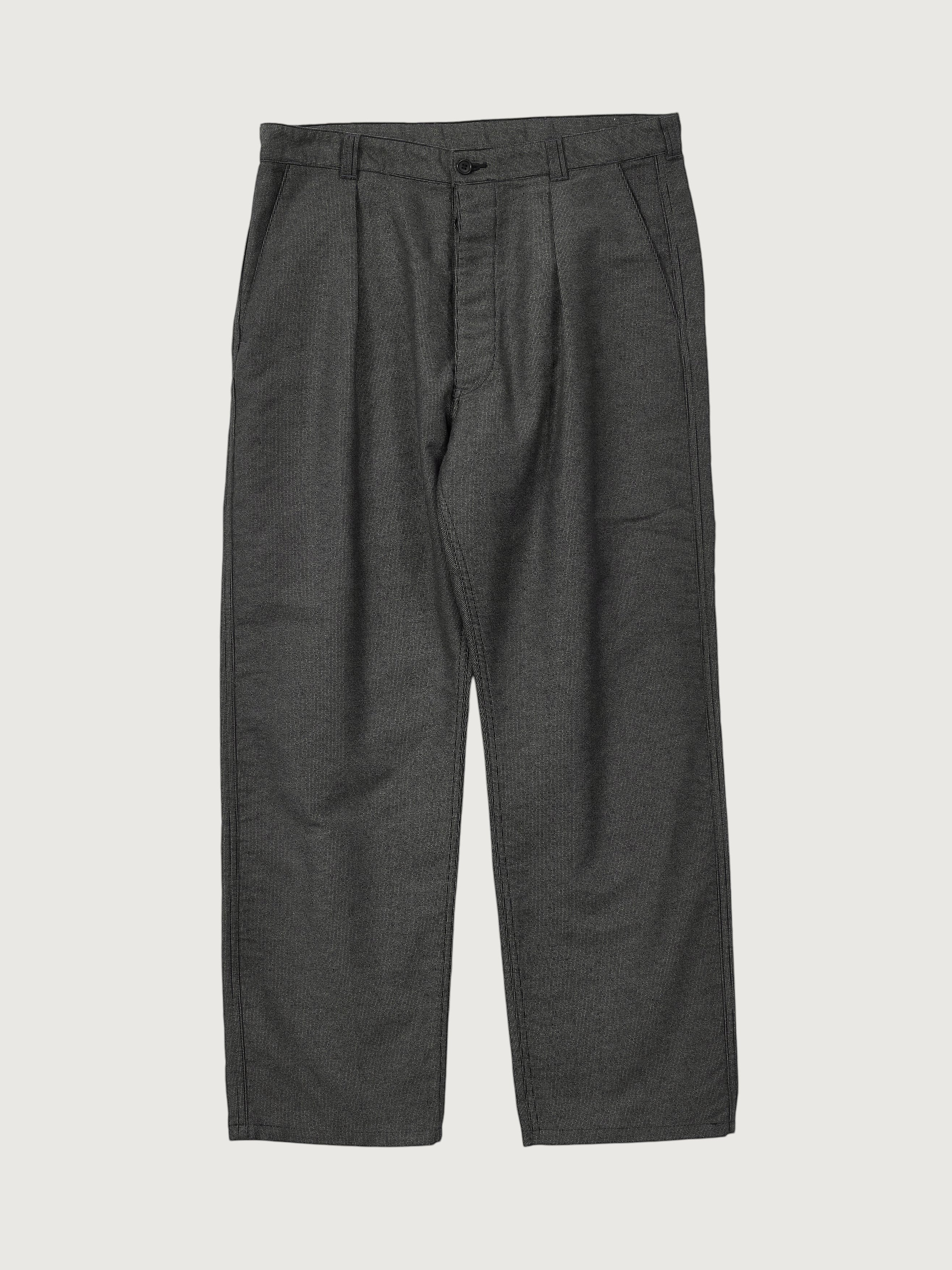 #3328-PB POS-Travail Pants : pinstripe black