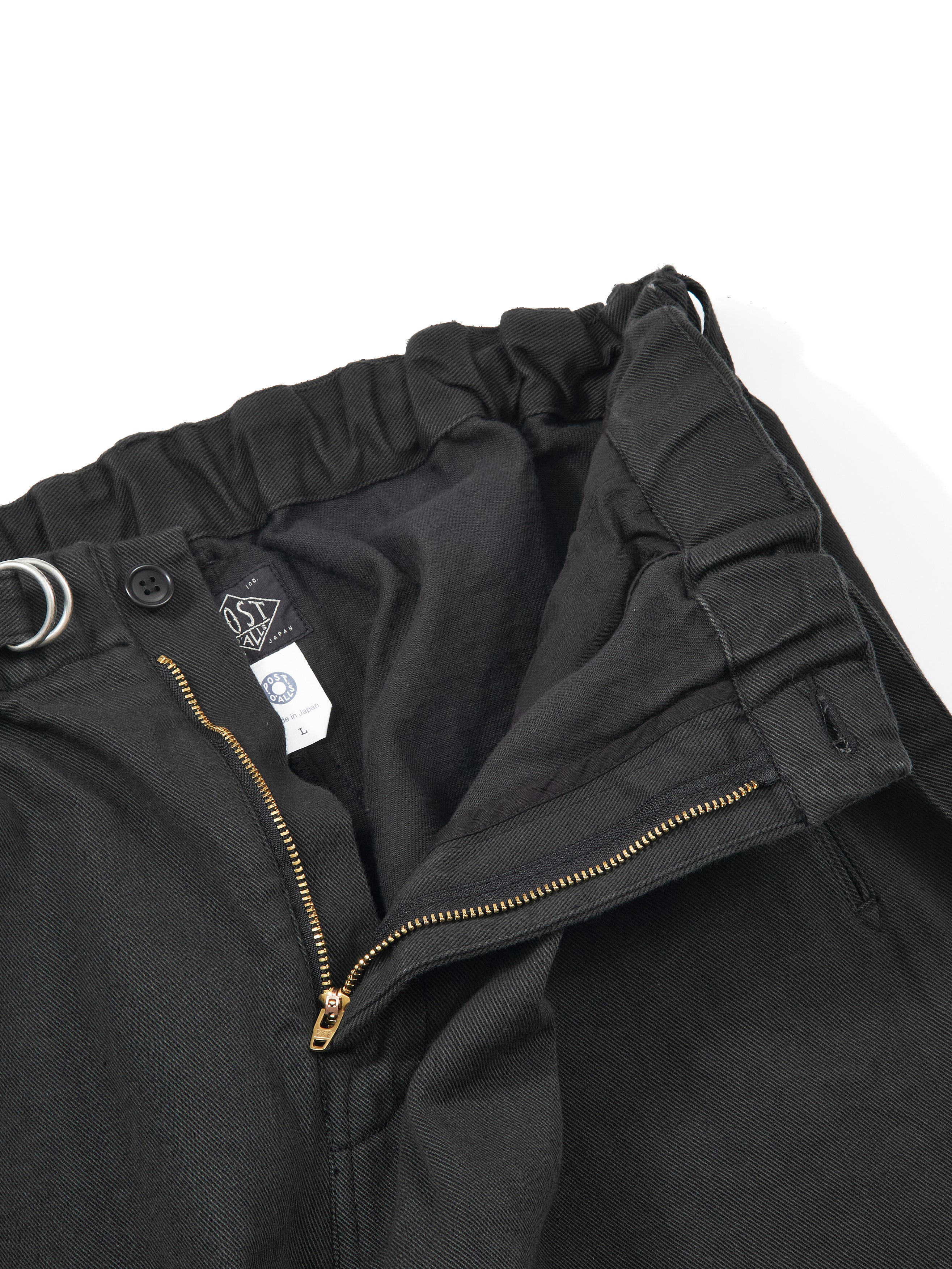 #3307CP-WFC POST Coach Pants : w flat twill charcoal