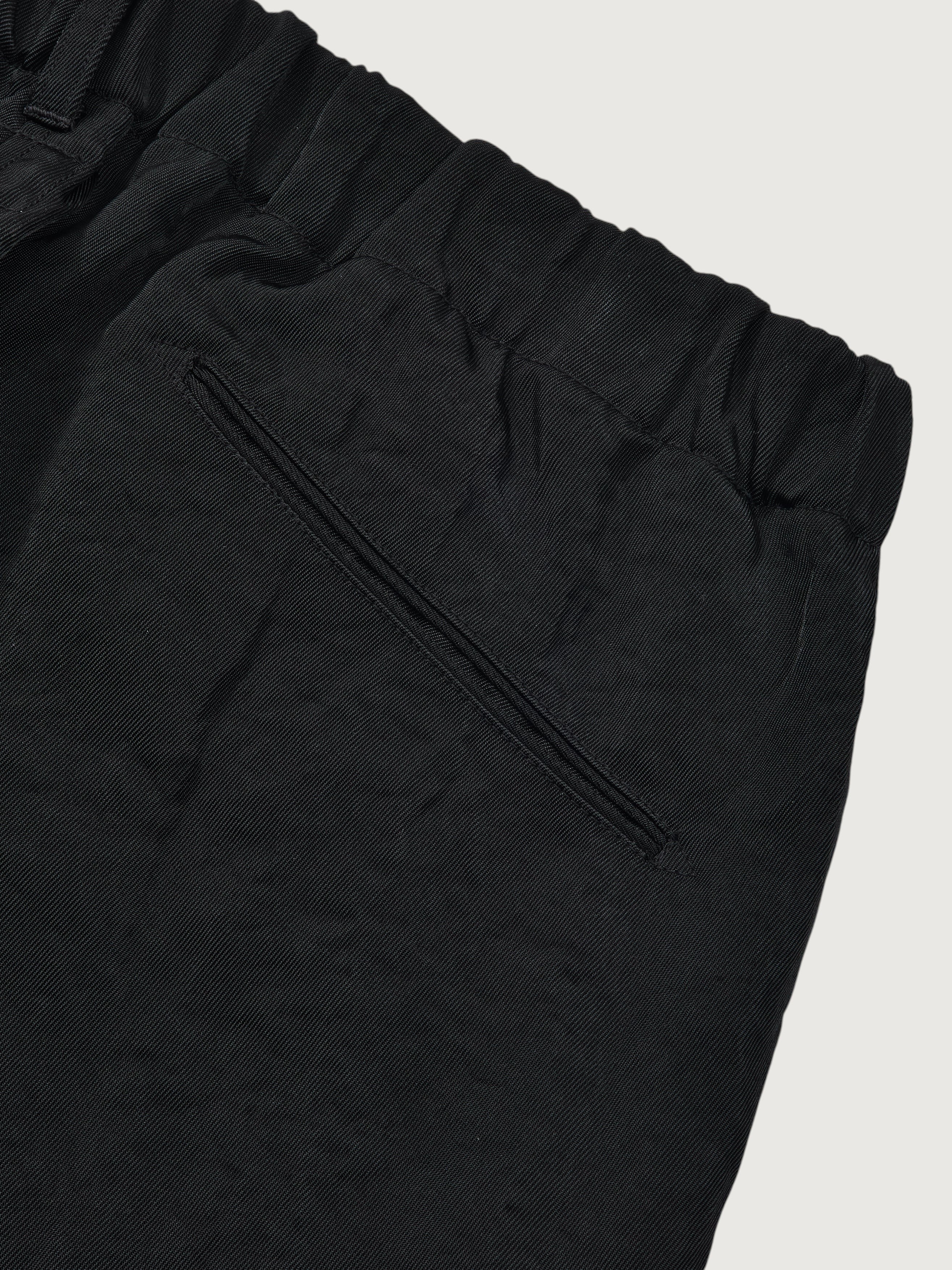 #3307CP-HNB POST Coach Pants : heavy nylon twill black