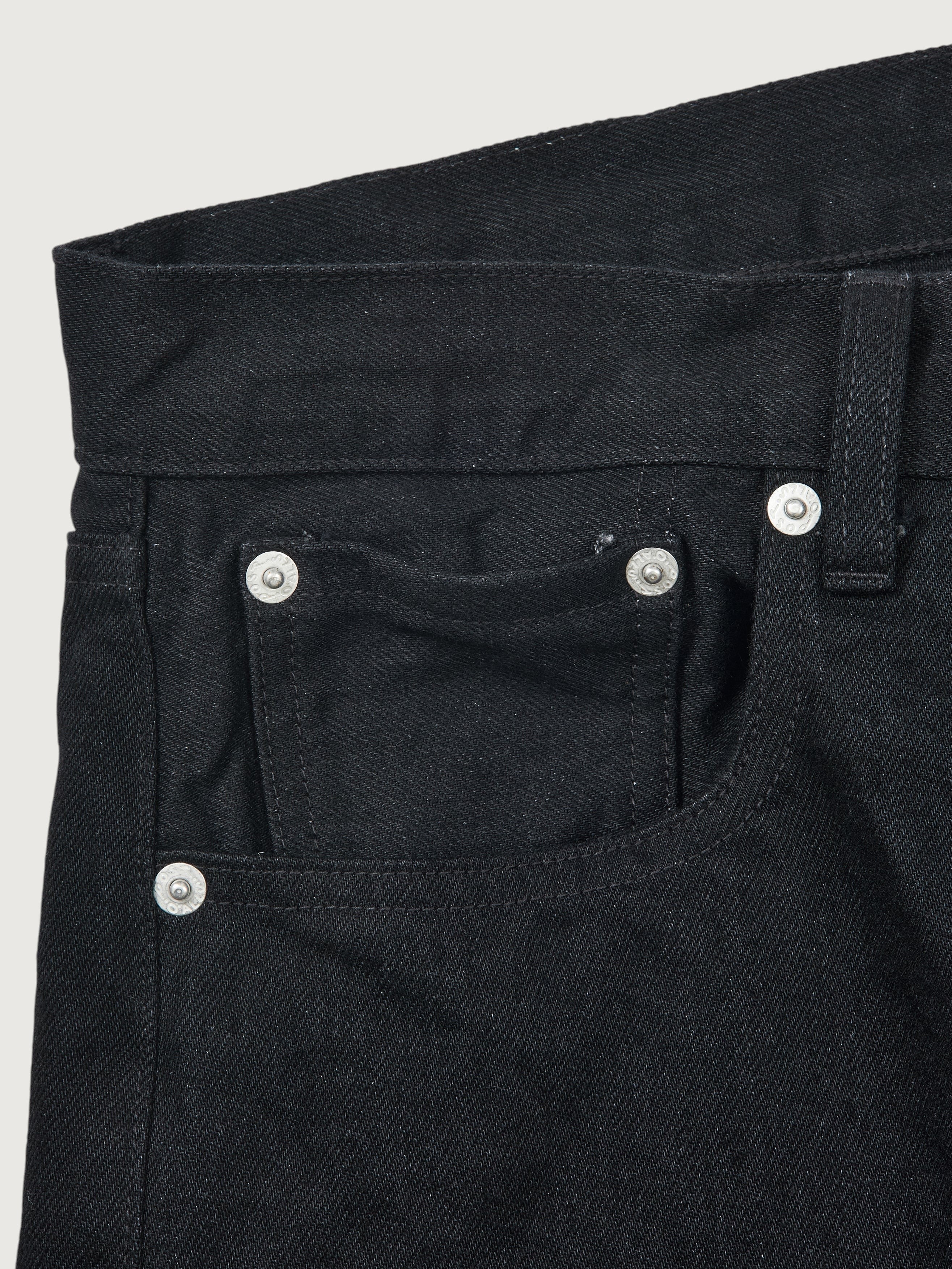 #1397-BO No.2 Fiver Pocket : denim blackout