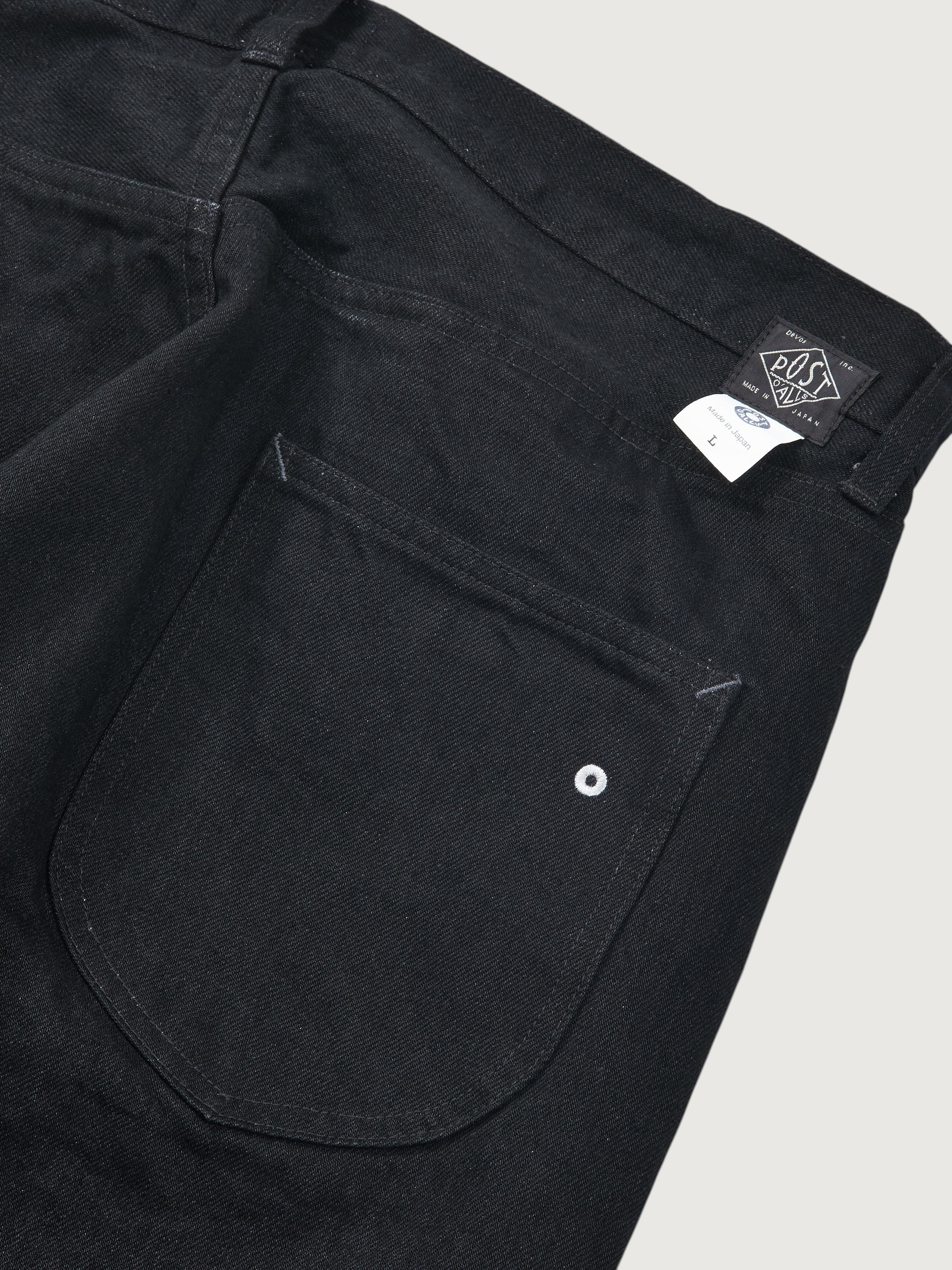 #1397-BO No.2 Fiver Pocket : denim blackout