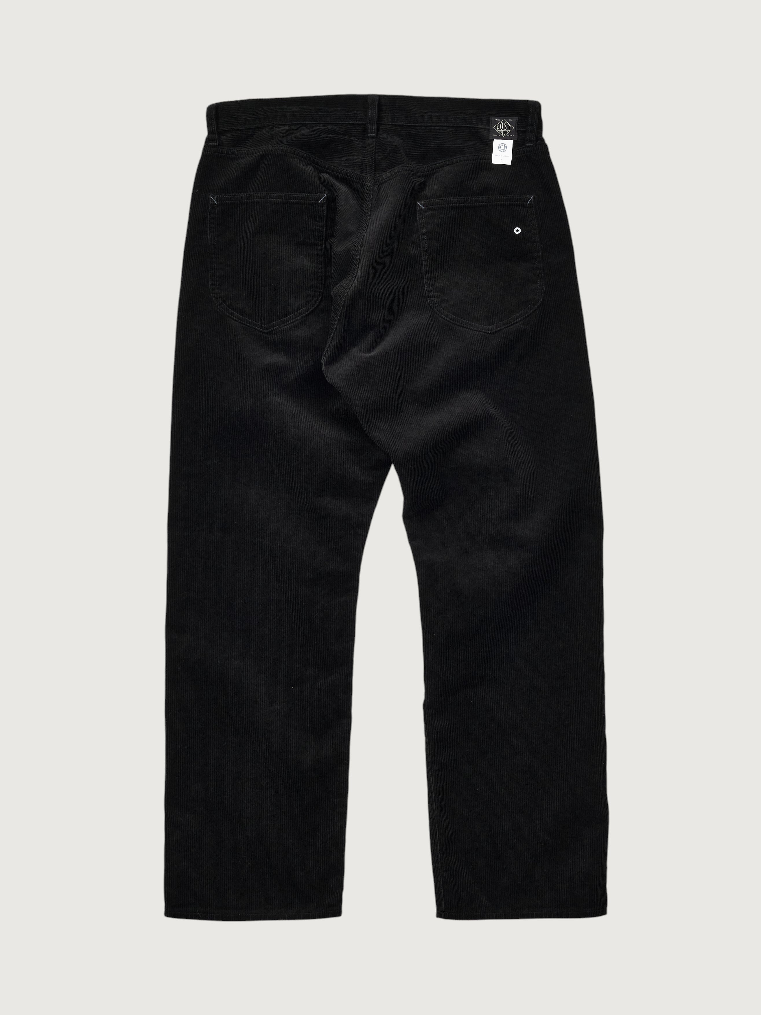 #1397-CB No.2 Fiver Pocket : midwale cords black