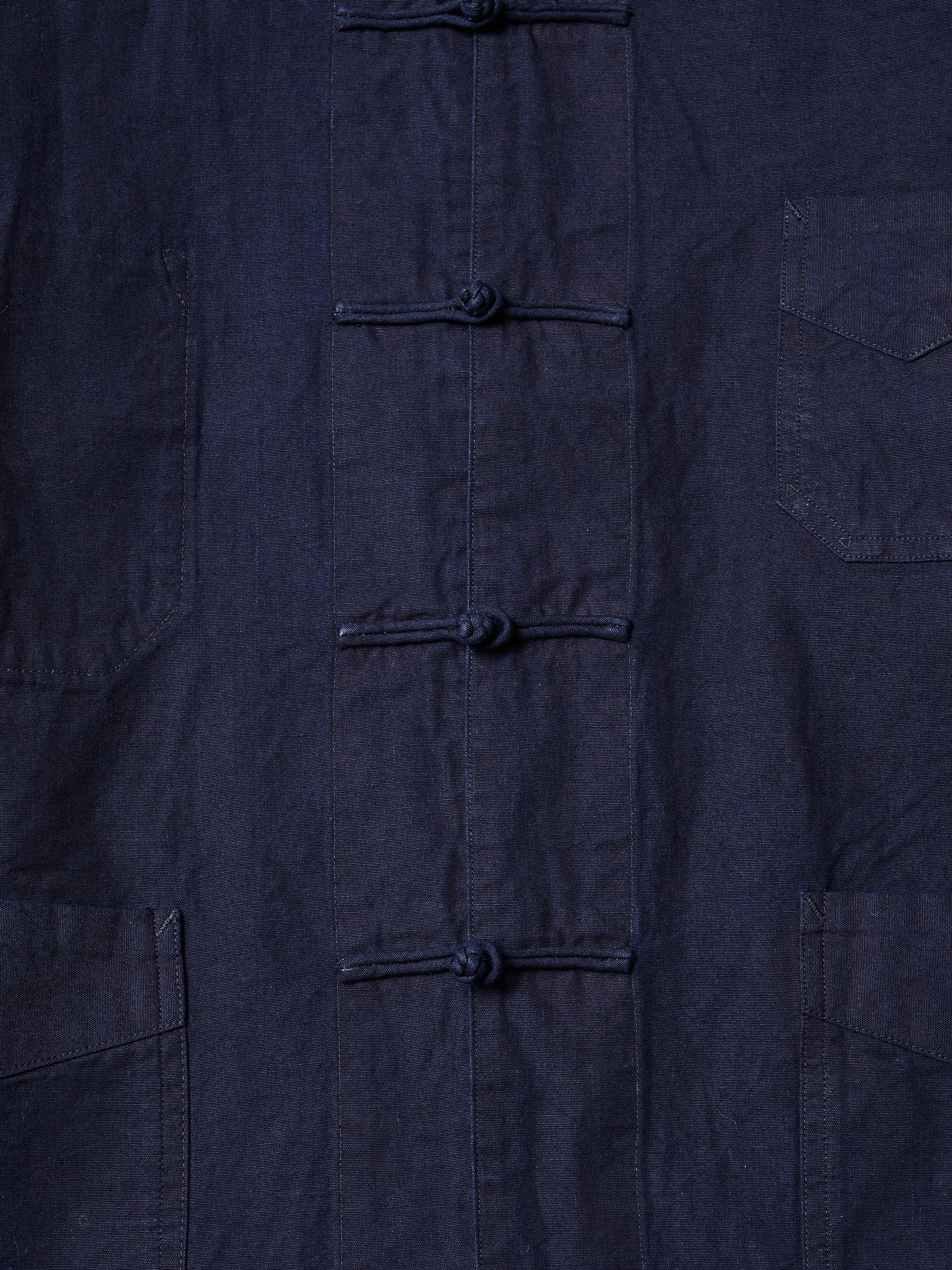 #3107B-1 POST chinois : vintage sheeting indigo