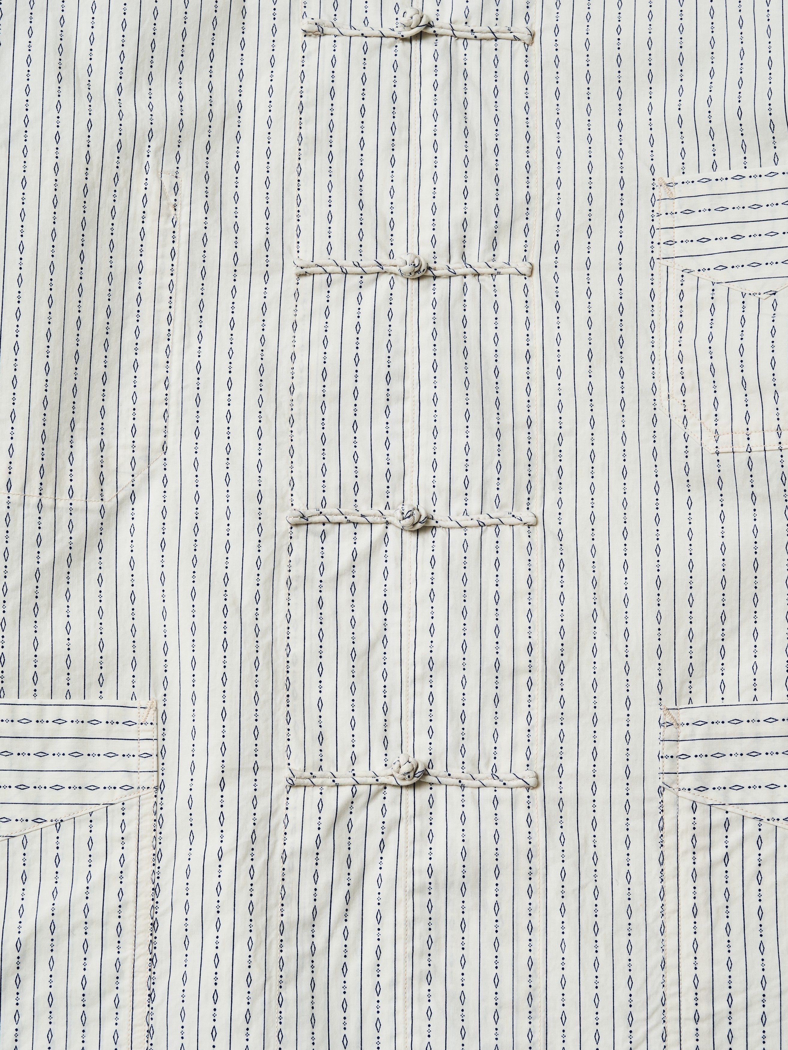 #3107B-3 POST chinois : vintage calico white