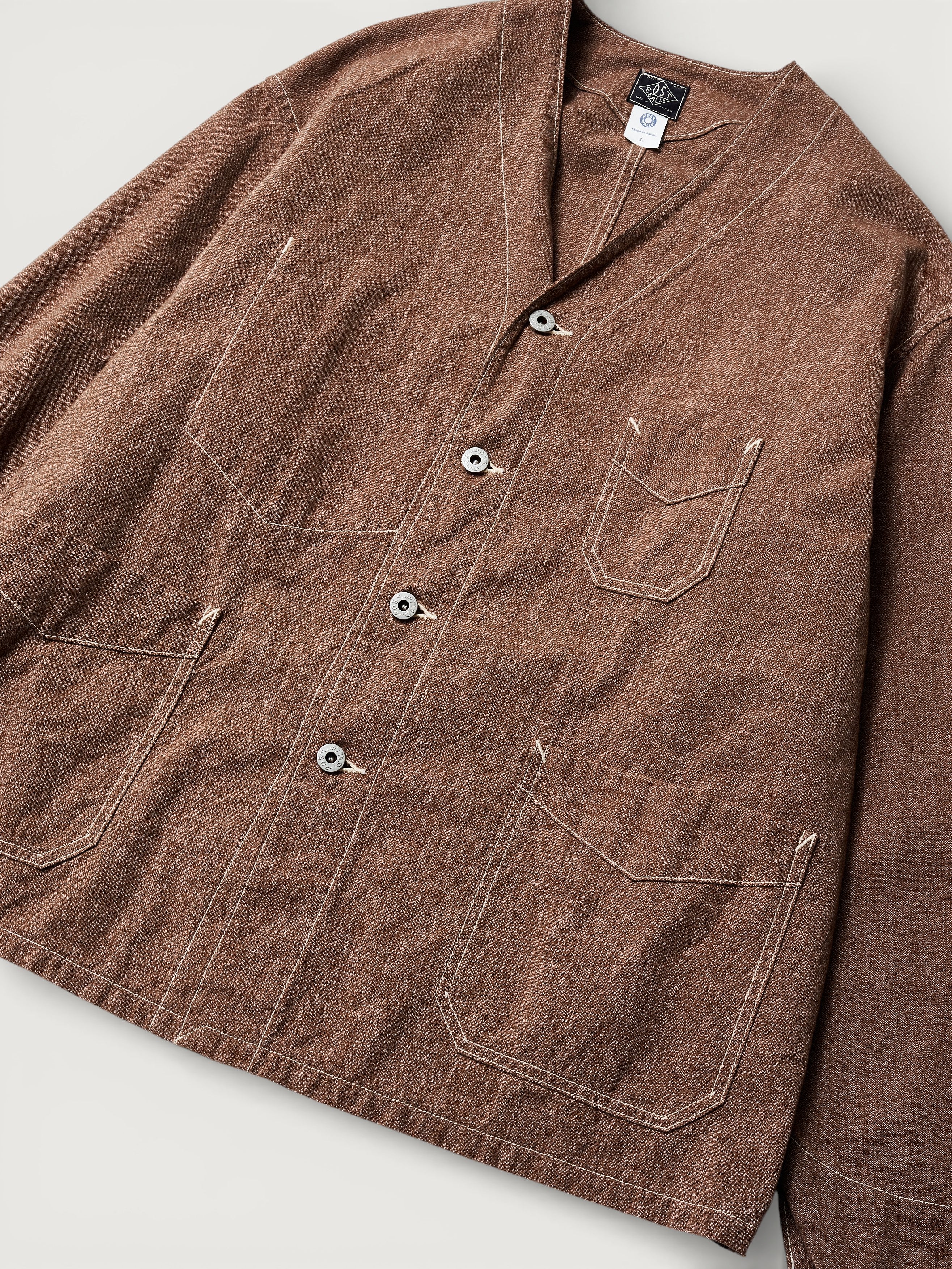 #3135DV-CCB POST Chinois Travail 2 DV : cotton covert brown