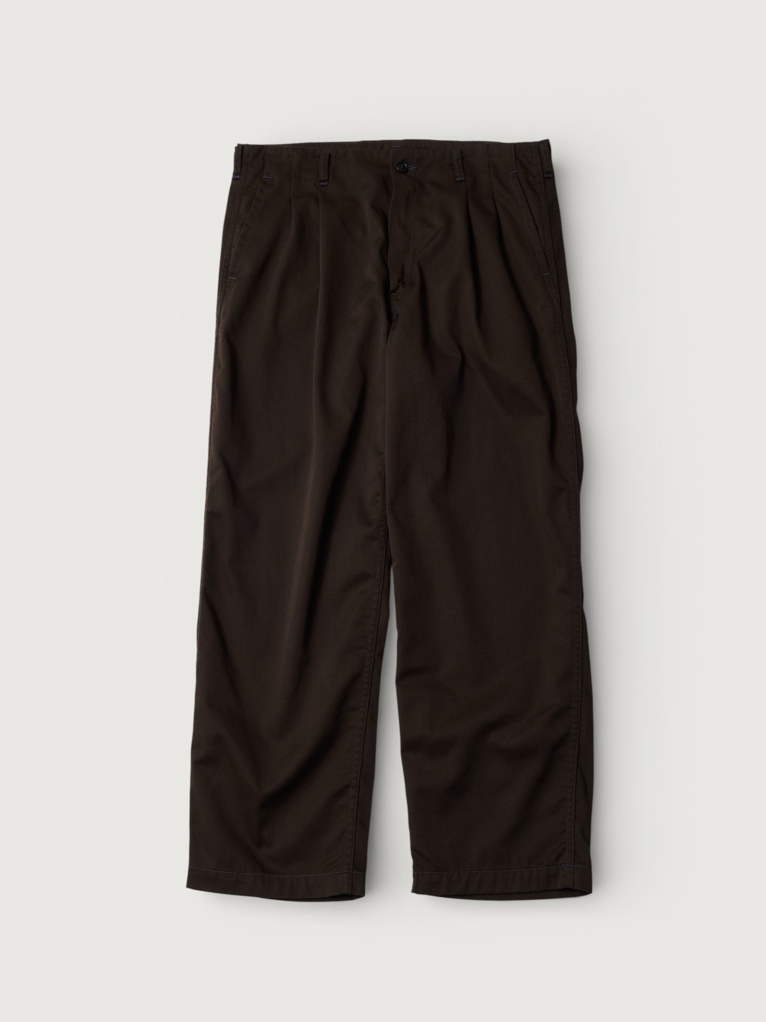 #3326-PTN California Pegtop : poly cotton twill brown