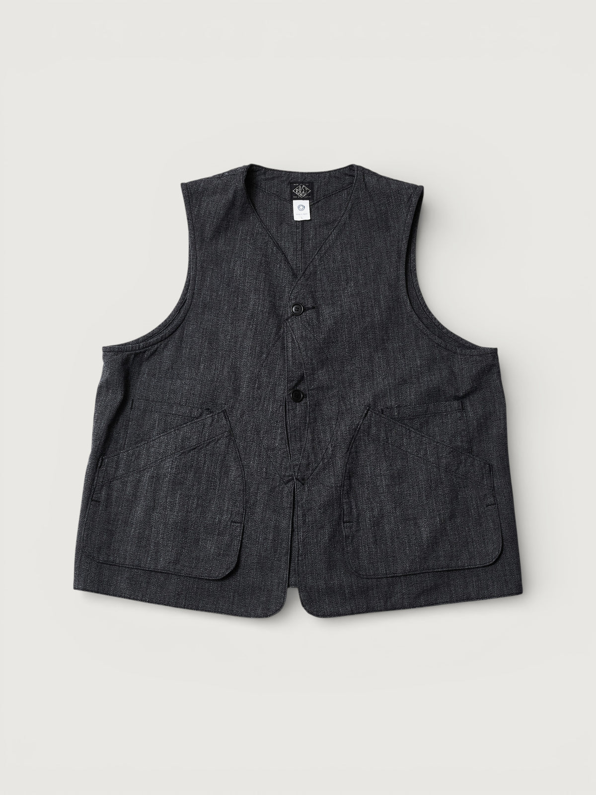 3503-CCG DEE Vest 2 : cotton covert grey