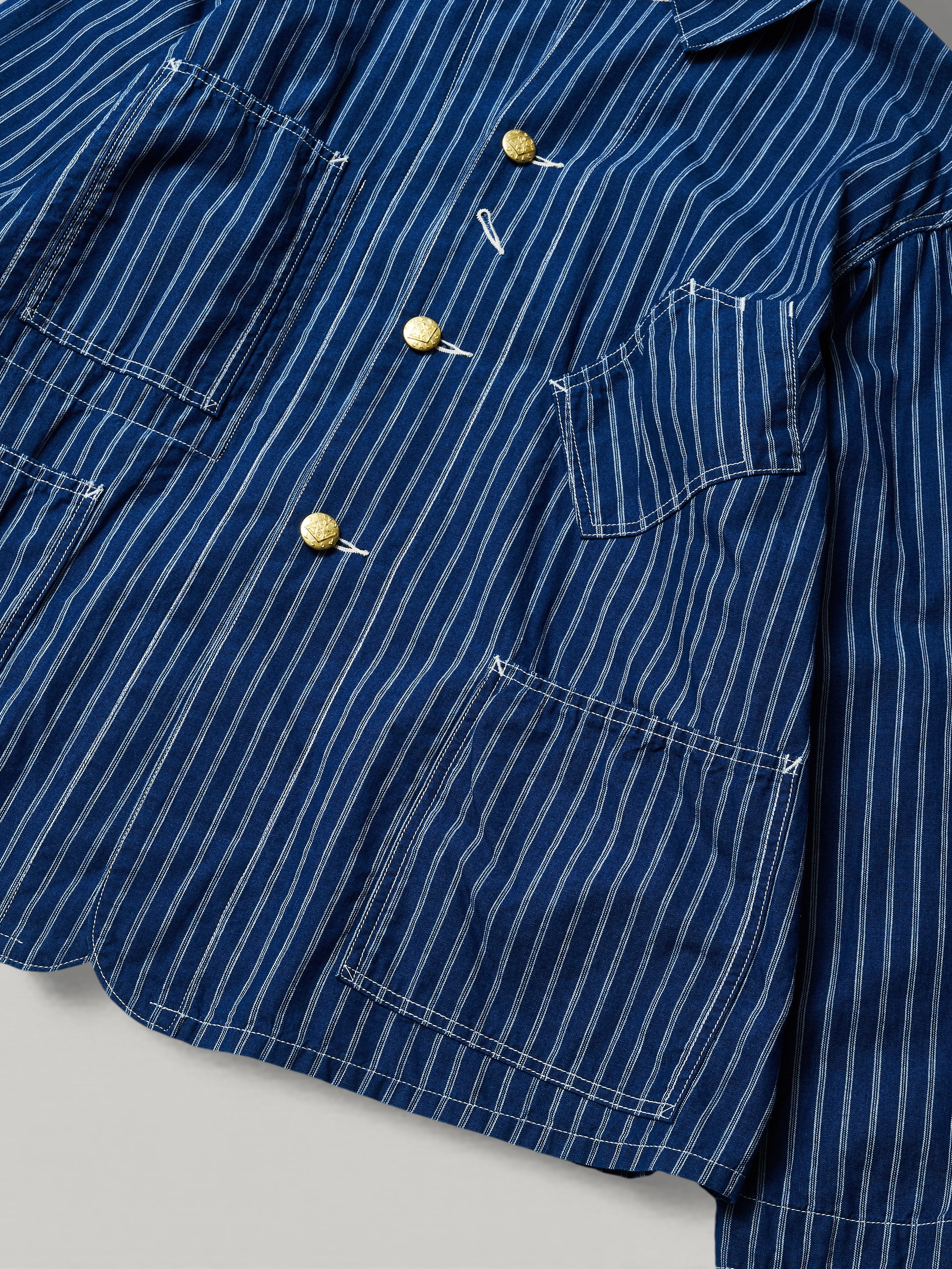 #3102SB-SC2 SWEETBEAR 3 : stripe chambray 2 indigo