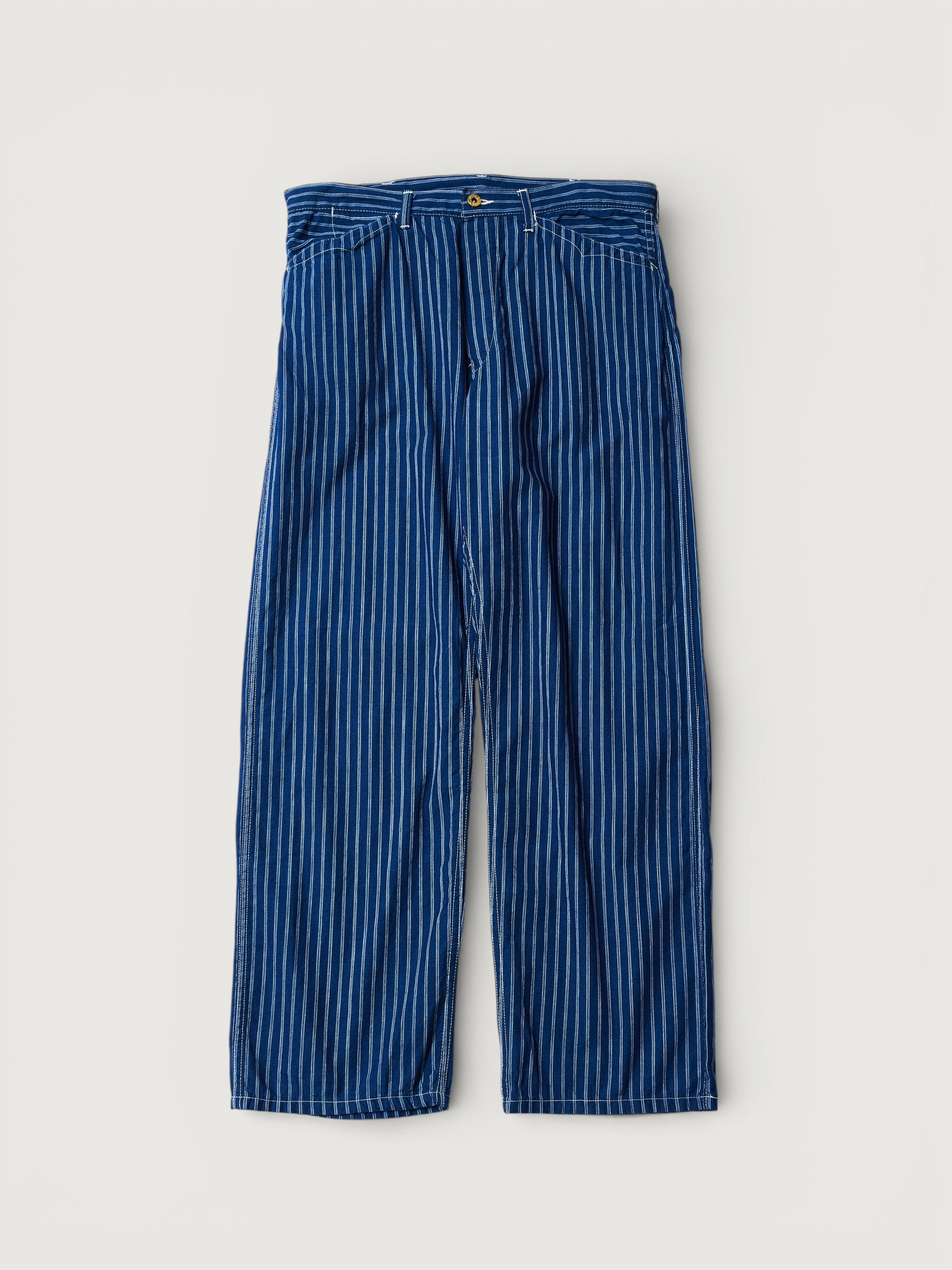 #3327-SC2 SWEETBEAR Bandtop : stripe chambray 2 indigo