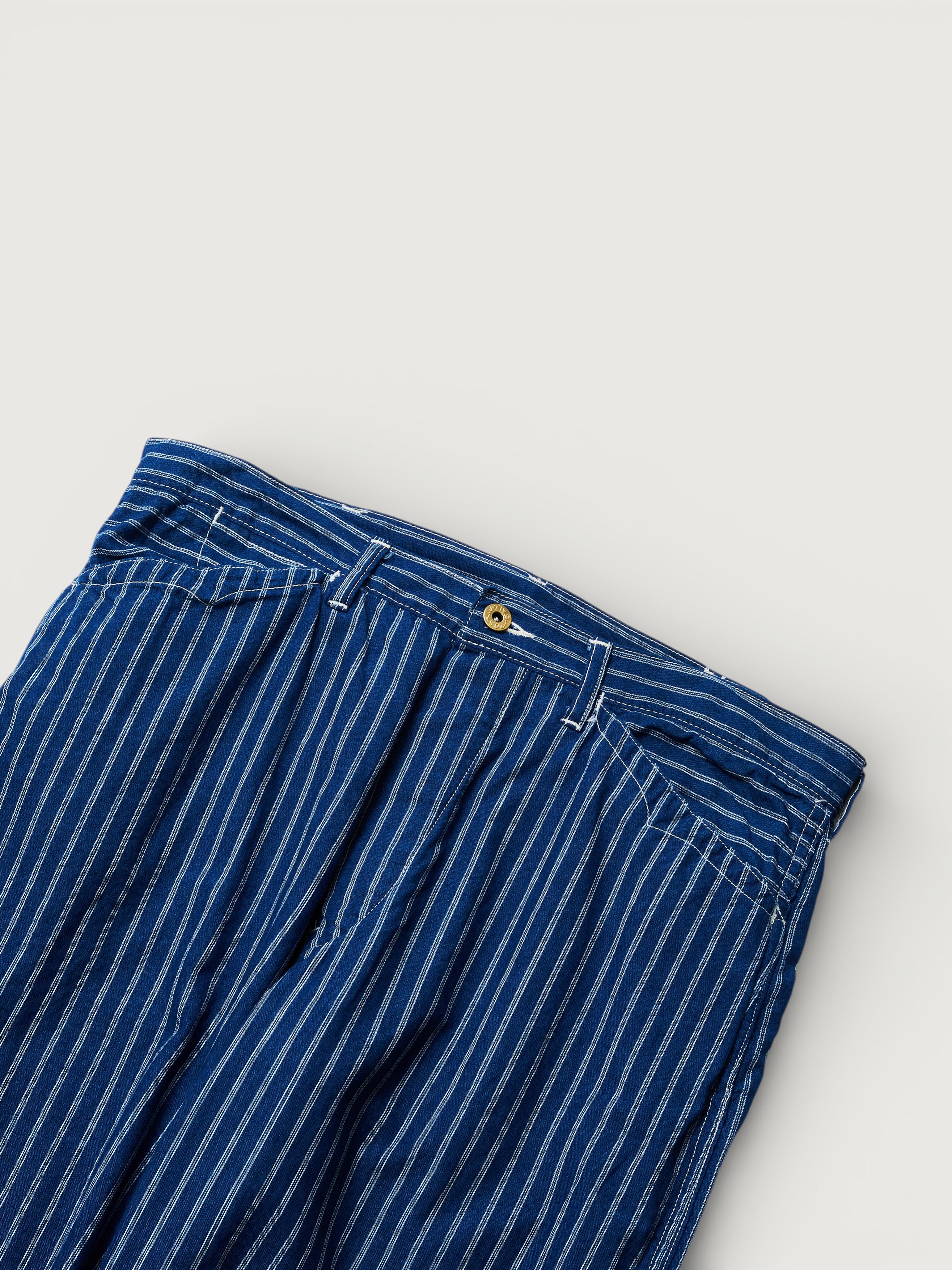 #3327-SC2 SWEETBEAR Bandtop : stripe chambray 2 indigo