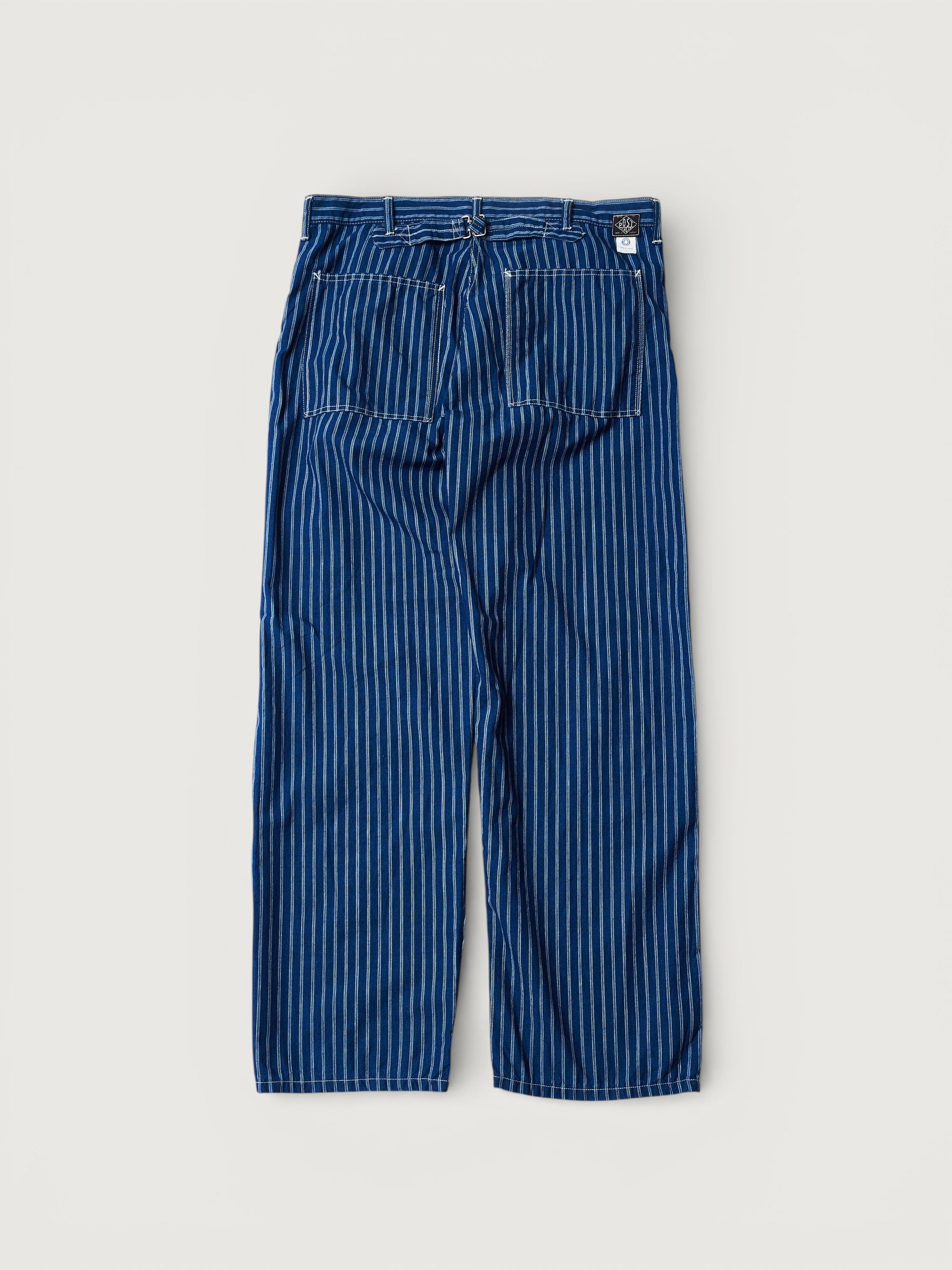 #3327-SC2 SWEETBEAR Bandtop : stripe chambray 2 indigo