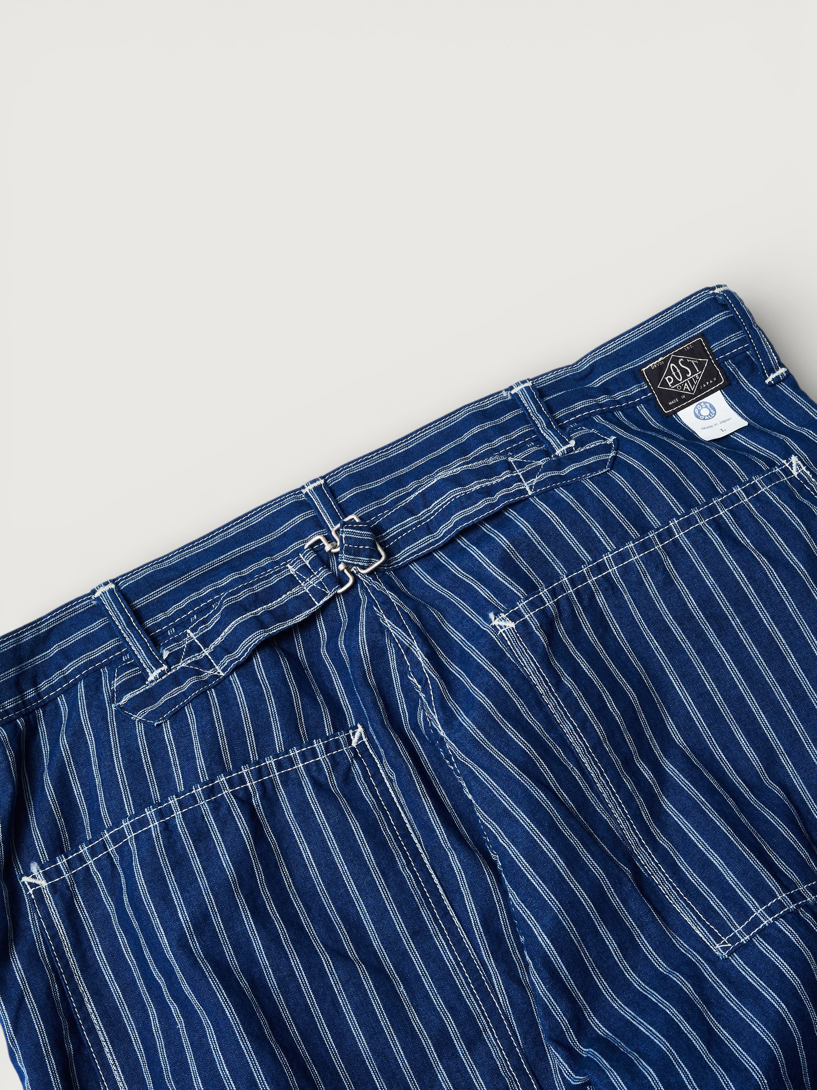 #3327-SC2 SWEETBEAR Bandtop : stripe chambray 2 indigo