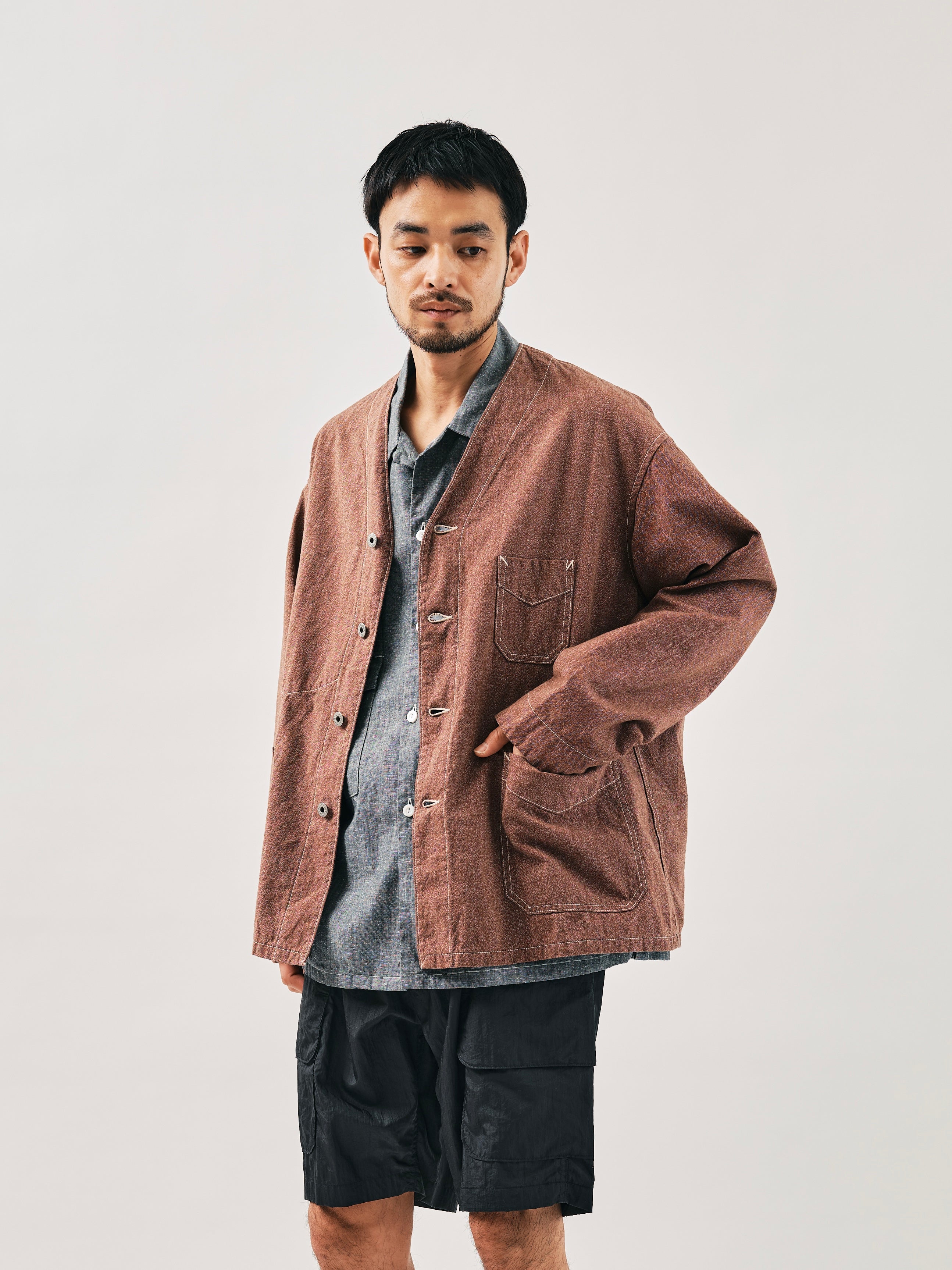 #3135DV-CCB POST Chinois Travail 2 DV : cotton covert brown