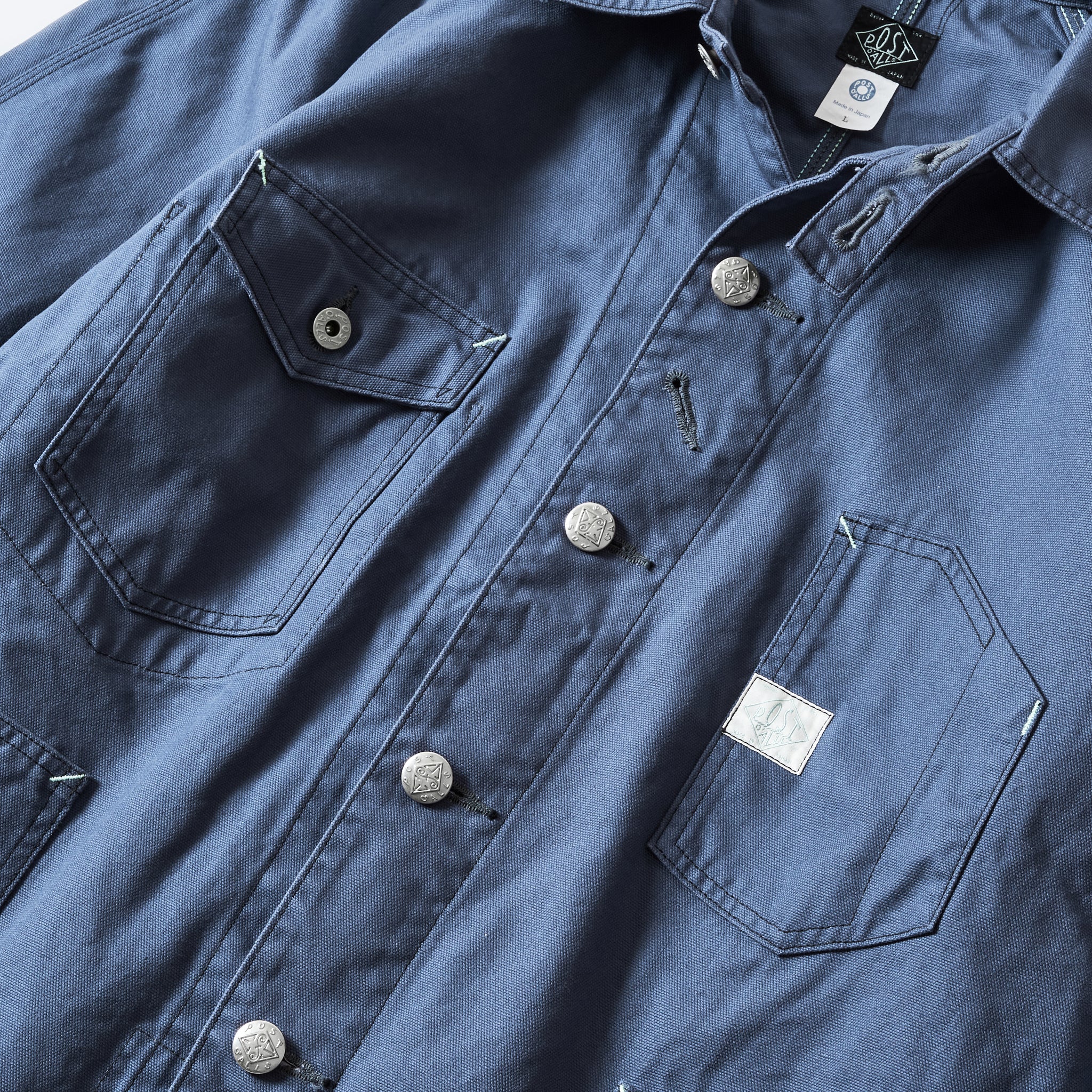 #1102-CON Engineer's Jacket : cotton canvas navy