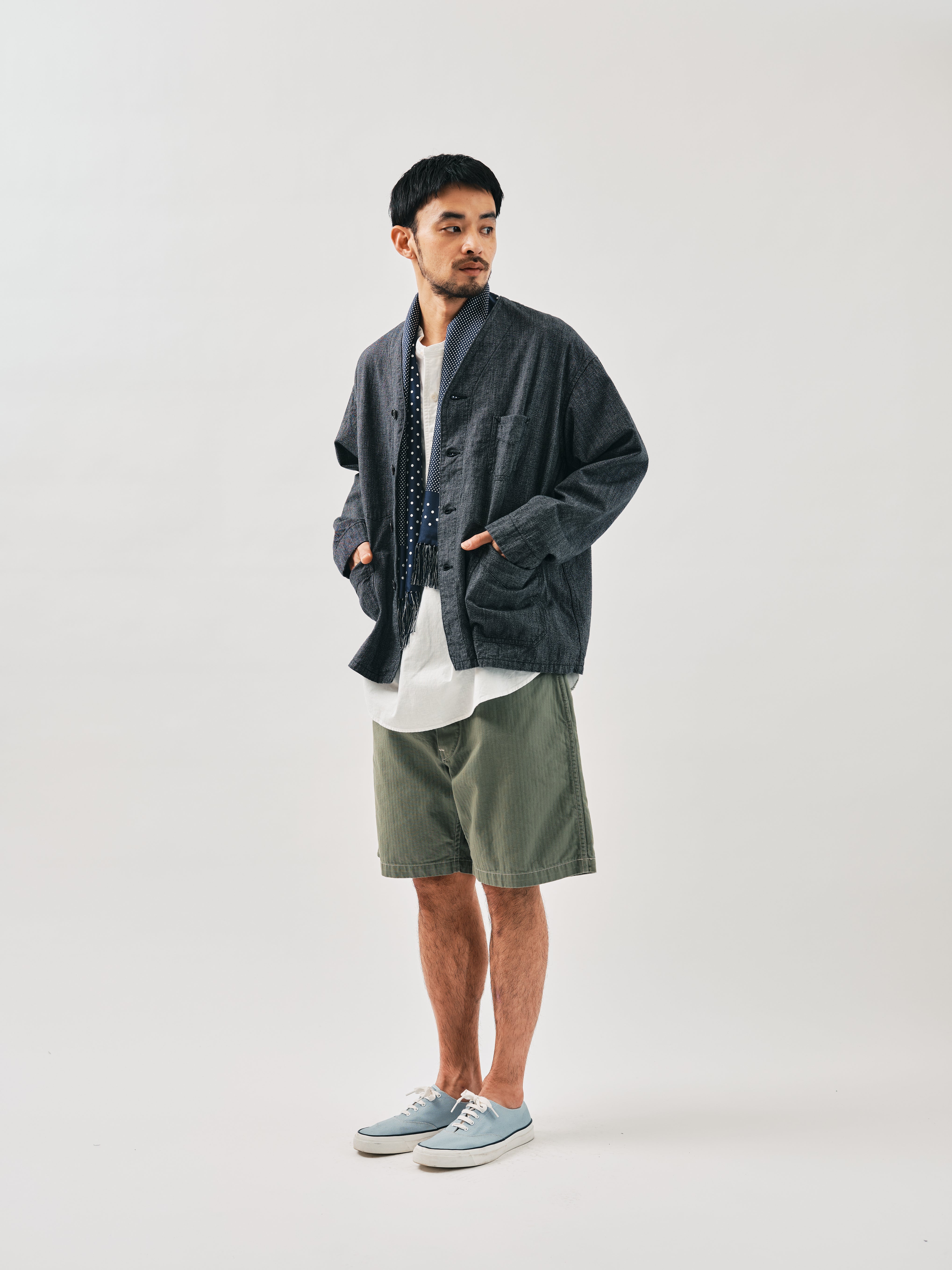 #3135DV-CCG POST Chinois Travail 2 DV : cotton covert grey