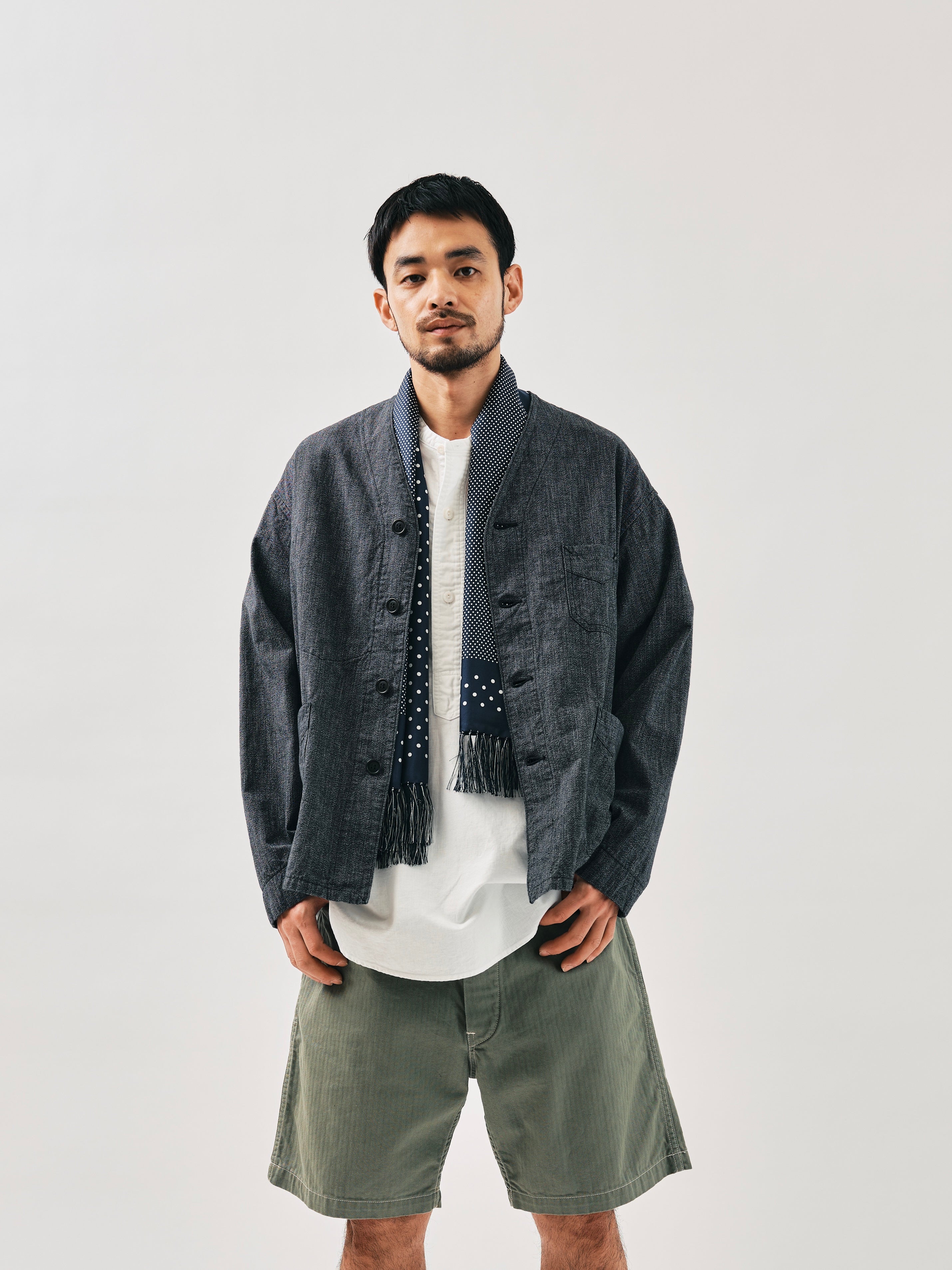 #3135DV-CCG POST Chinois Travail 2 DV : cotton covert grey