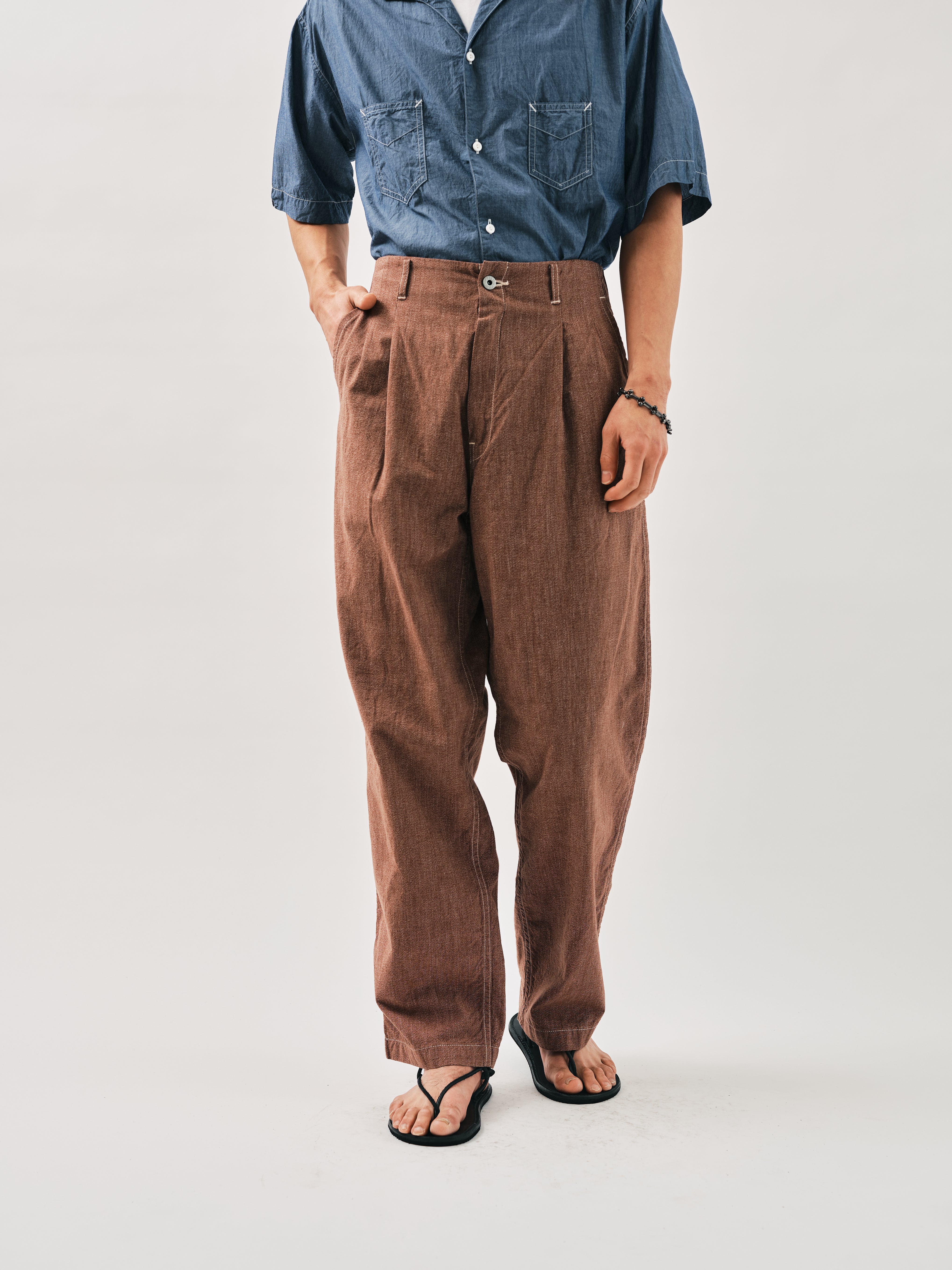 #3326-CCB California Pegtop : cotton covert brown