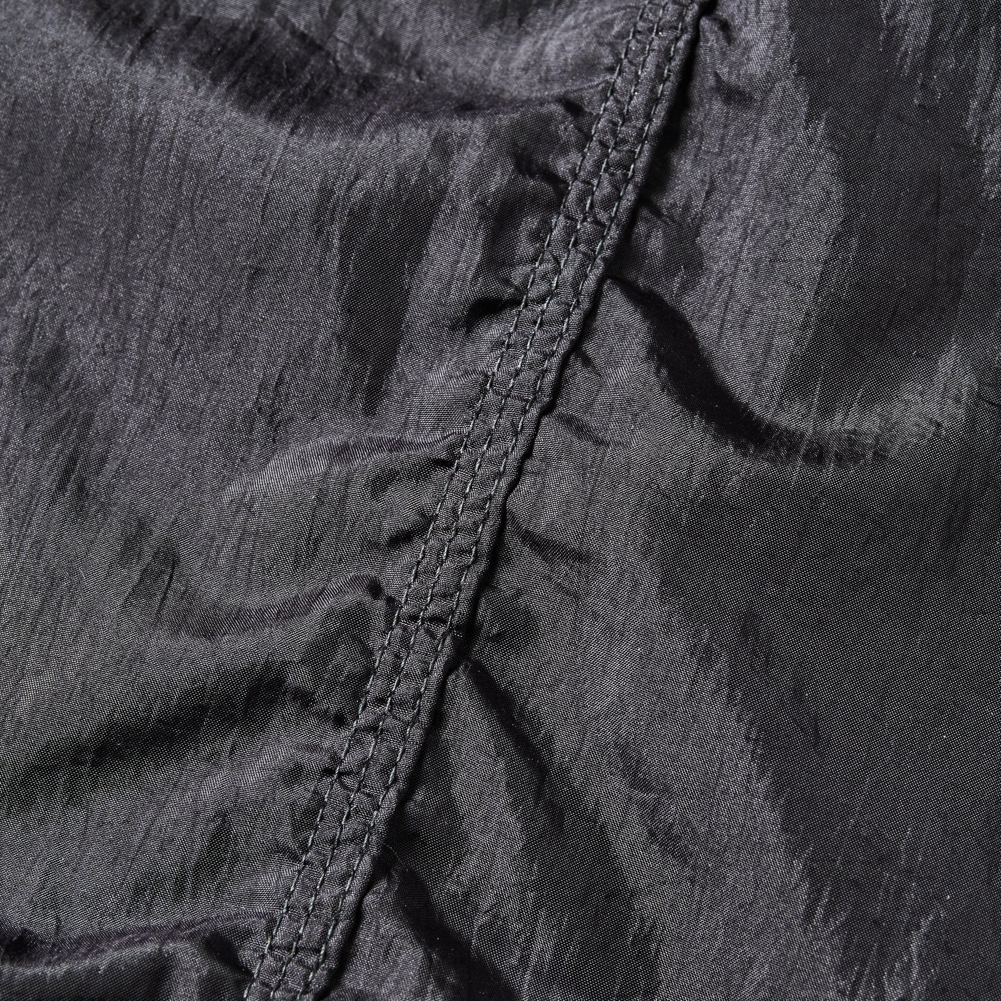 #1102-CTB Engineers' Jacket : crinkle nylon taffeta black
