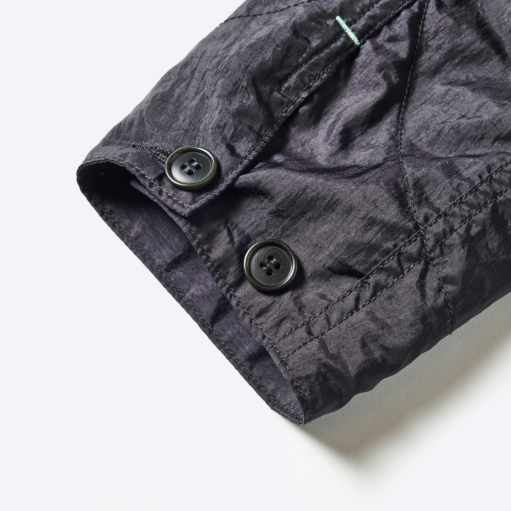 #1104-CTB Stoker's Jacket : crinkle nylon taffeta black