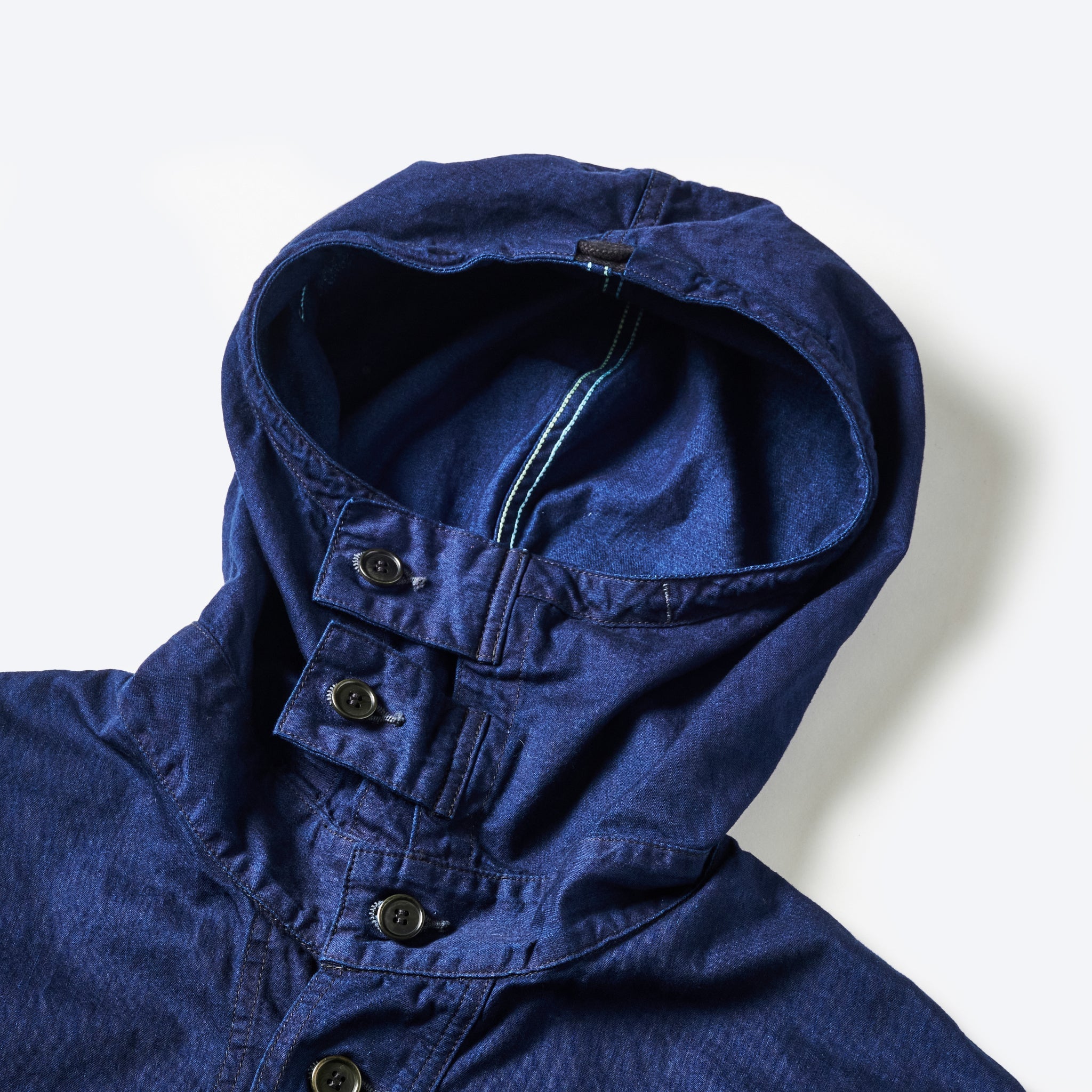#1105-VTI NAVY Parka : vintage twill indigo