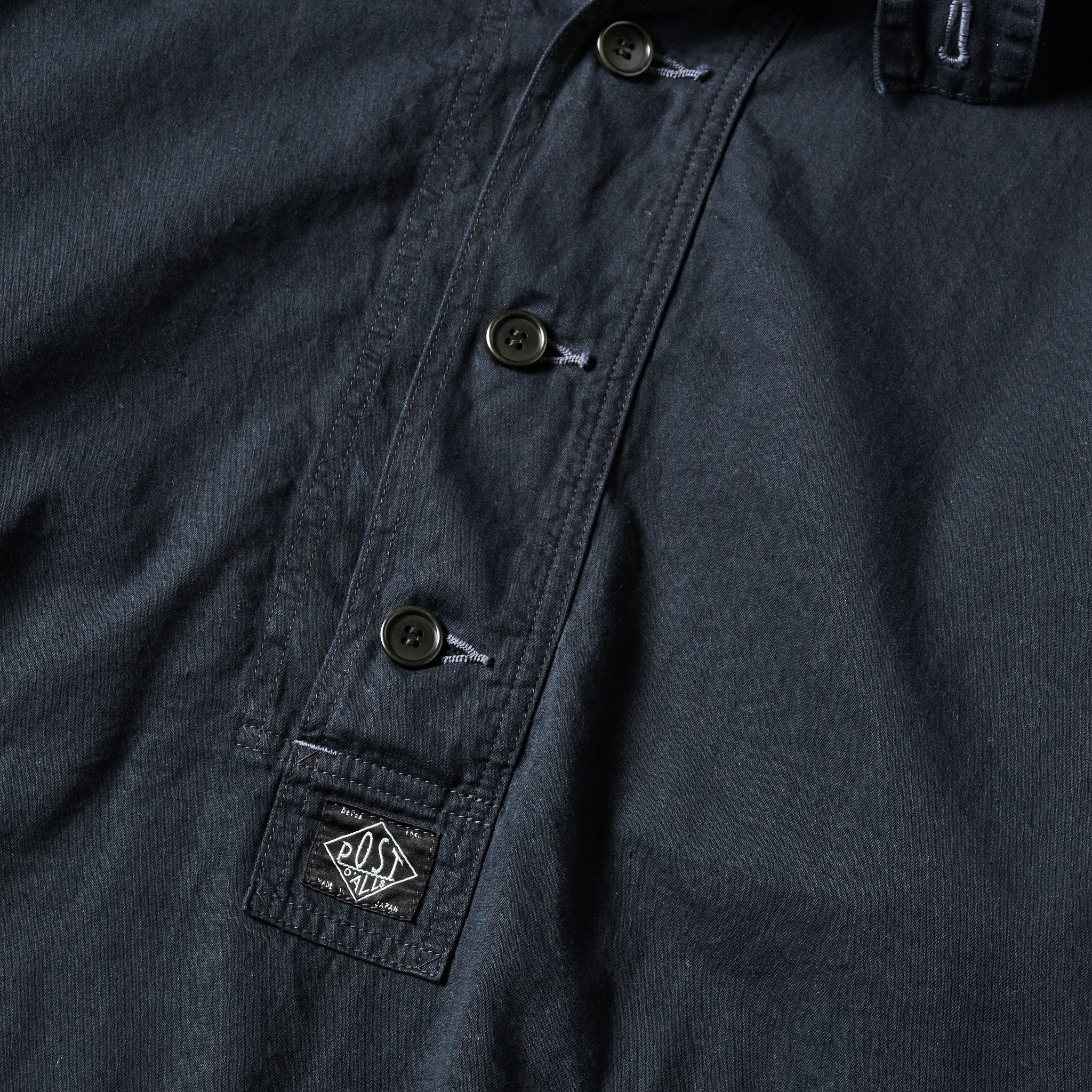 #1105-VTC NAVY Parka : vintage twill charcoal