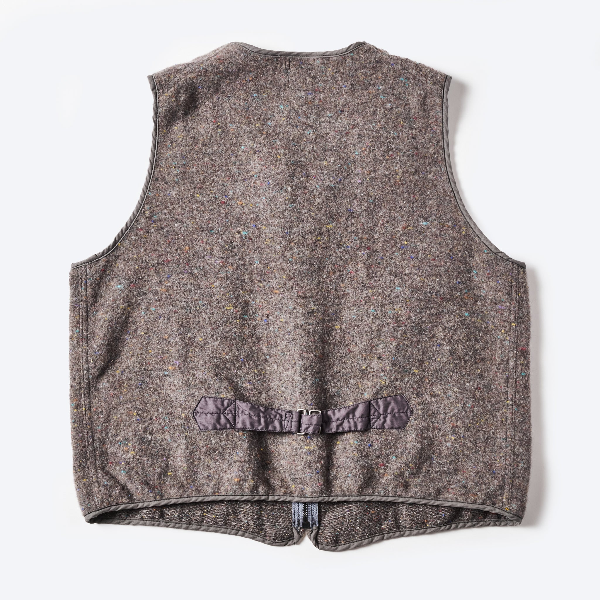 #1502-TWB Fleece Vest (trashed wool version) : trashed wool base