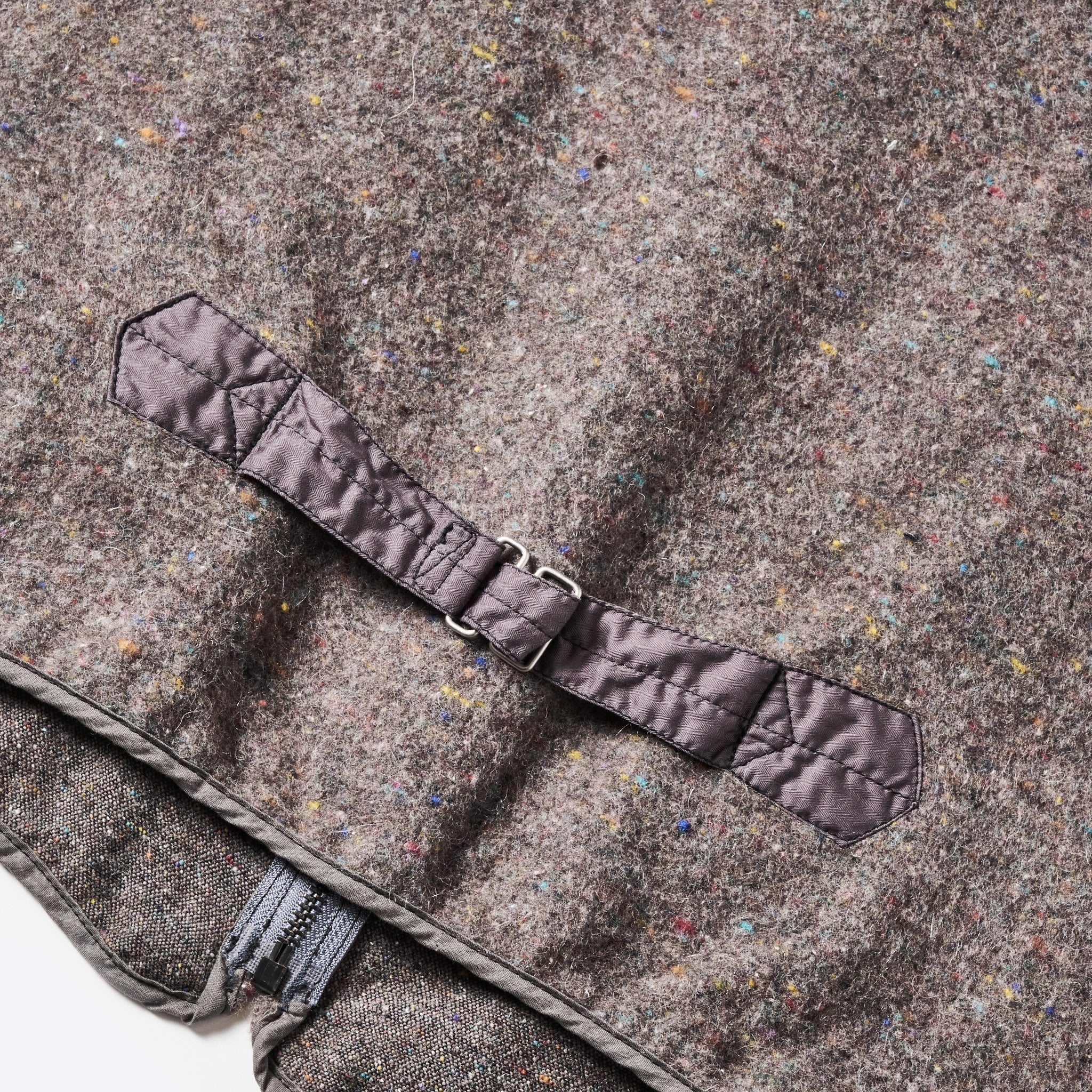 #1502-TWB Fleece Vest (trashed wool version) : trashed wool base