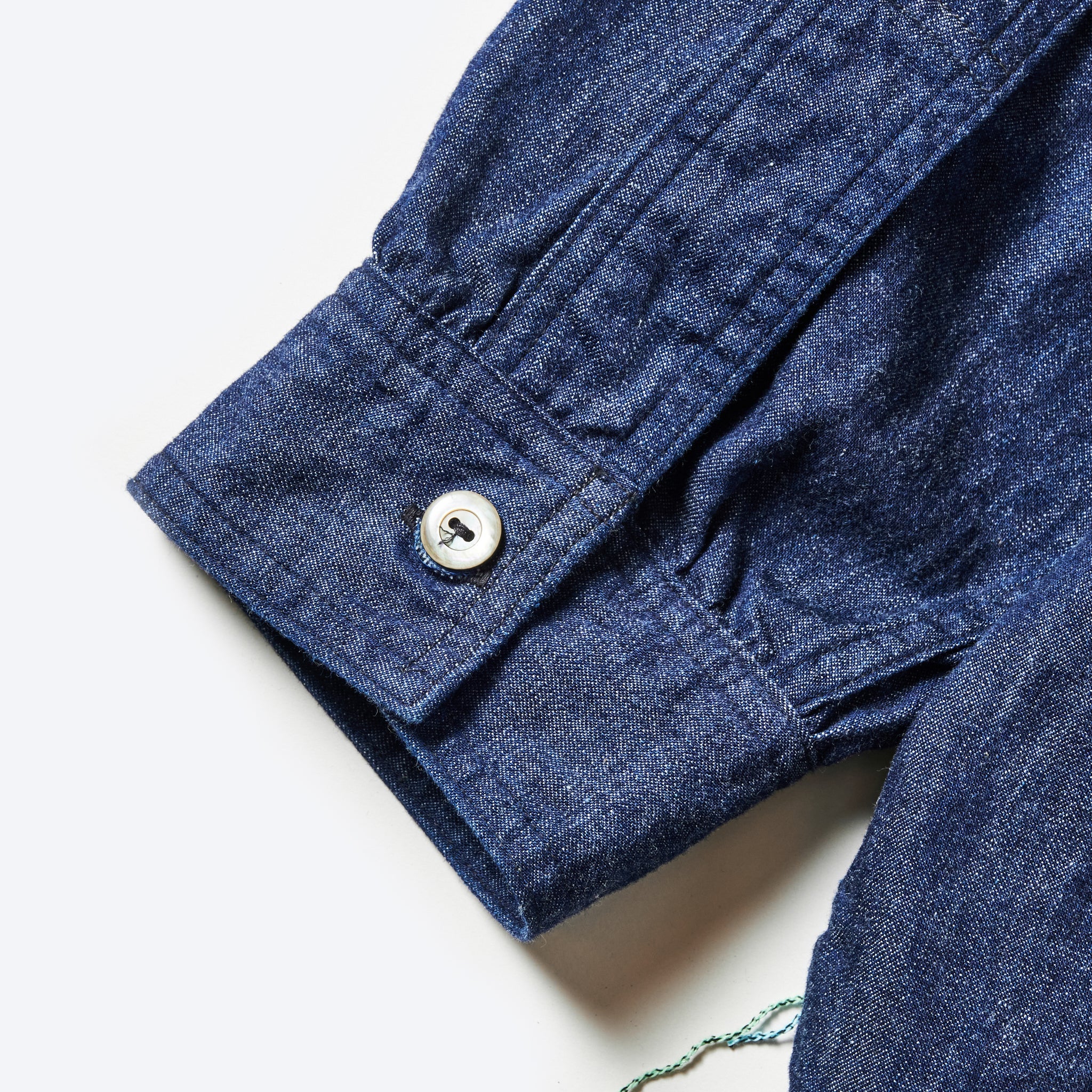 #1201-LDI No.1 Shirt : light denim indigo