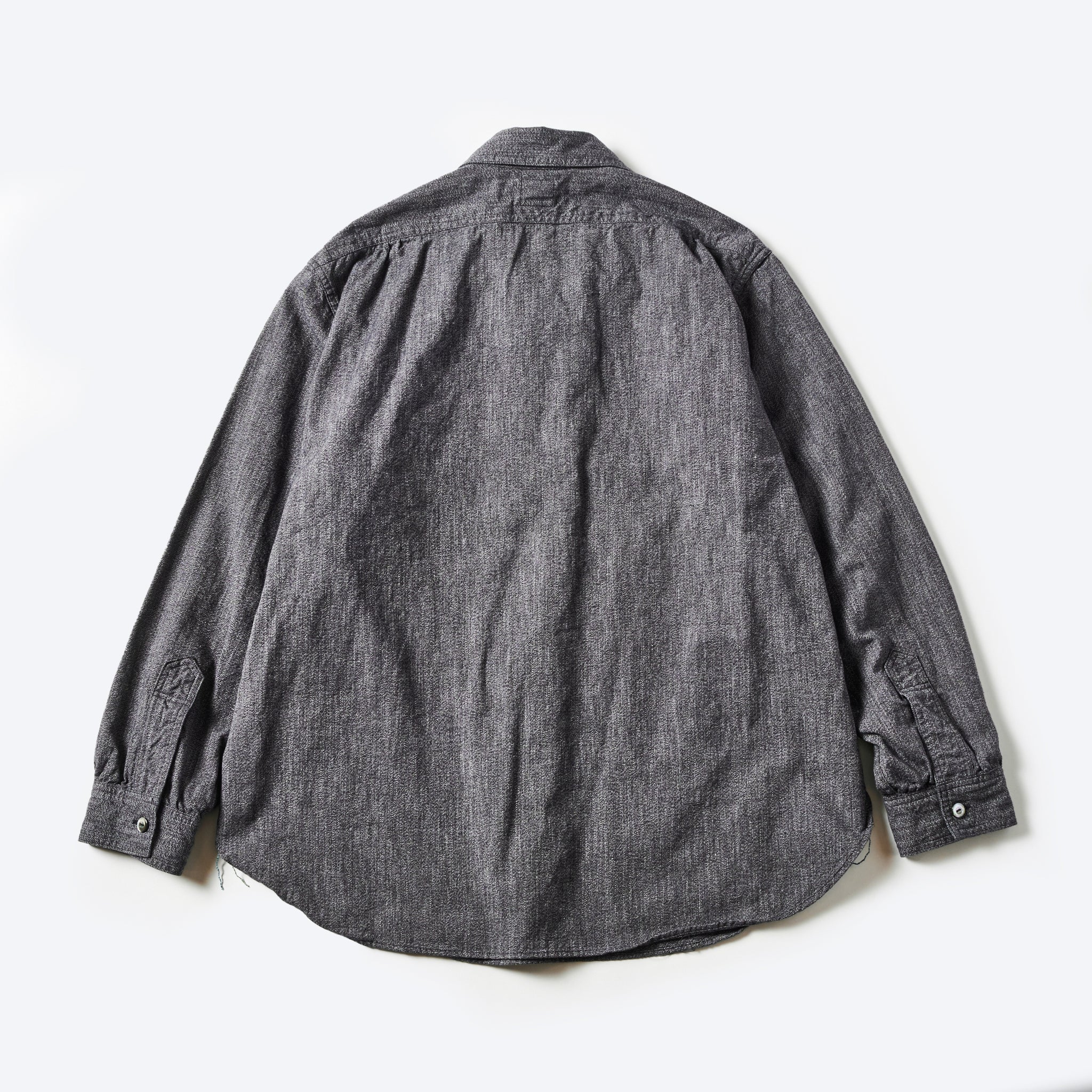 #1201-GC No.1 Shirt : grey covert salt & pepper