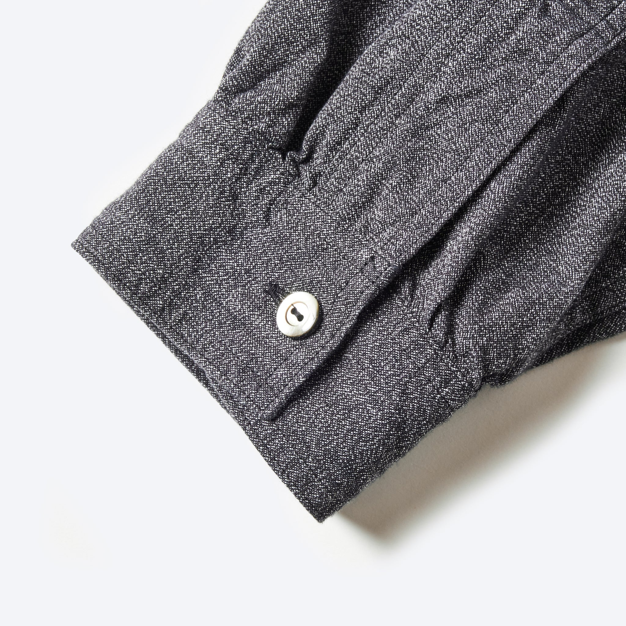 #1201-GC No.1 Shirt : grey covert salt & pepper