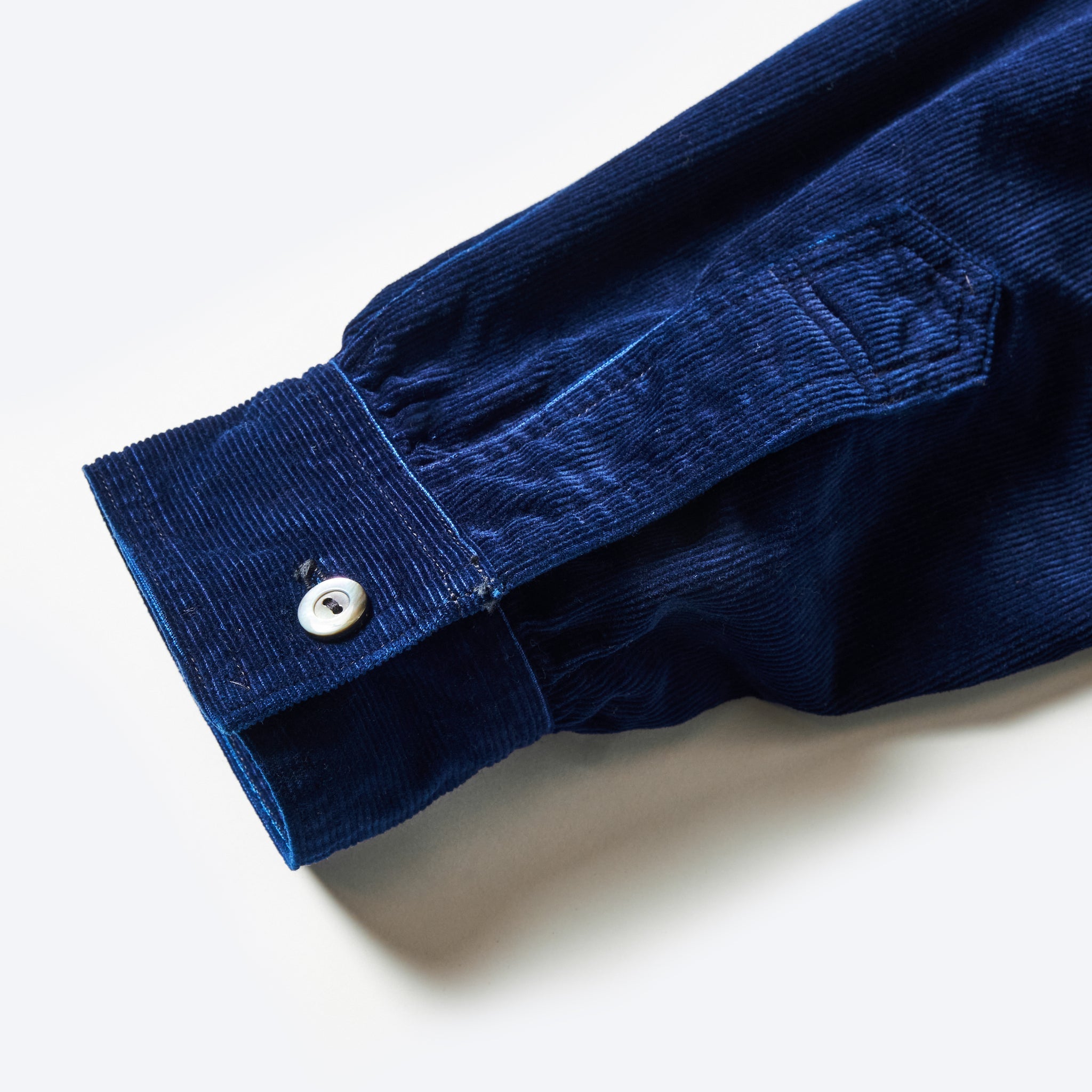 #1201-CCI No.1 Shirt : cotton cords indigo