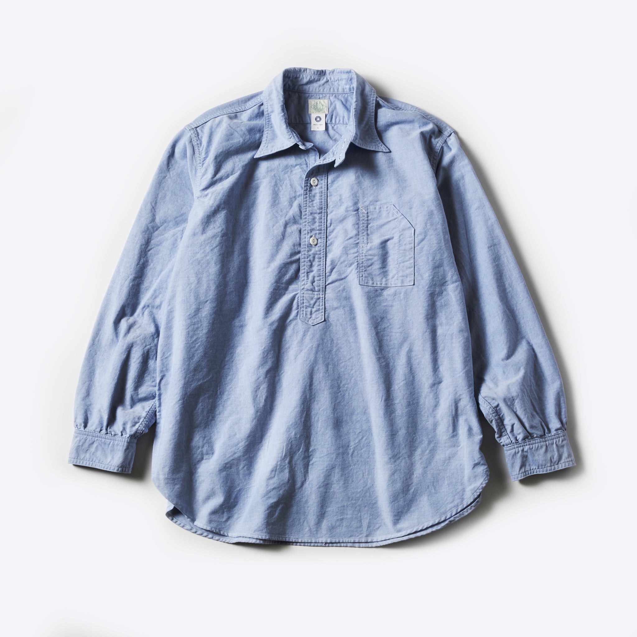 #1201-GOB No.1 Shirt : good oxford blue