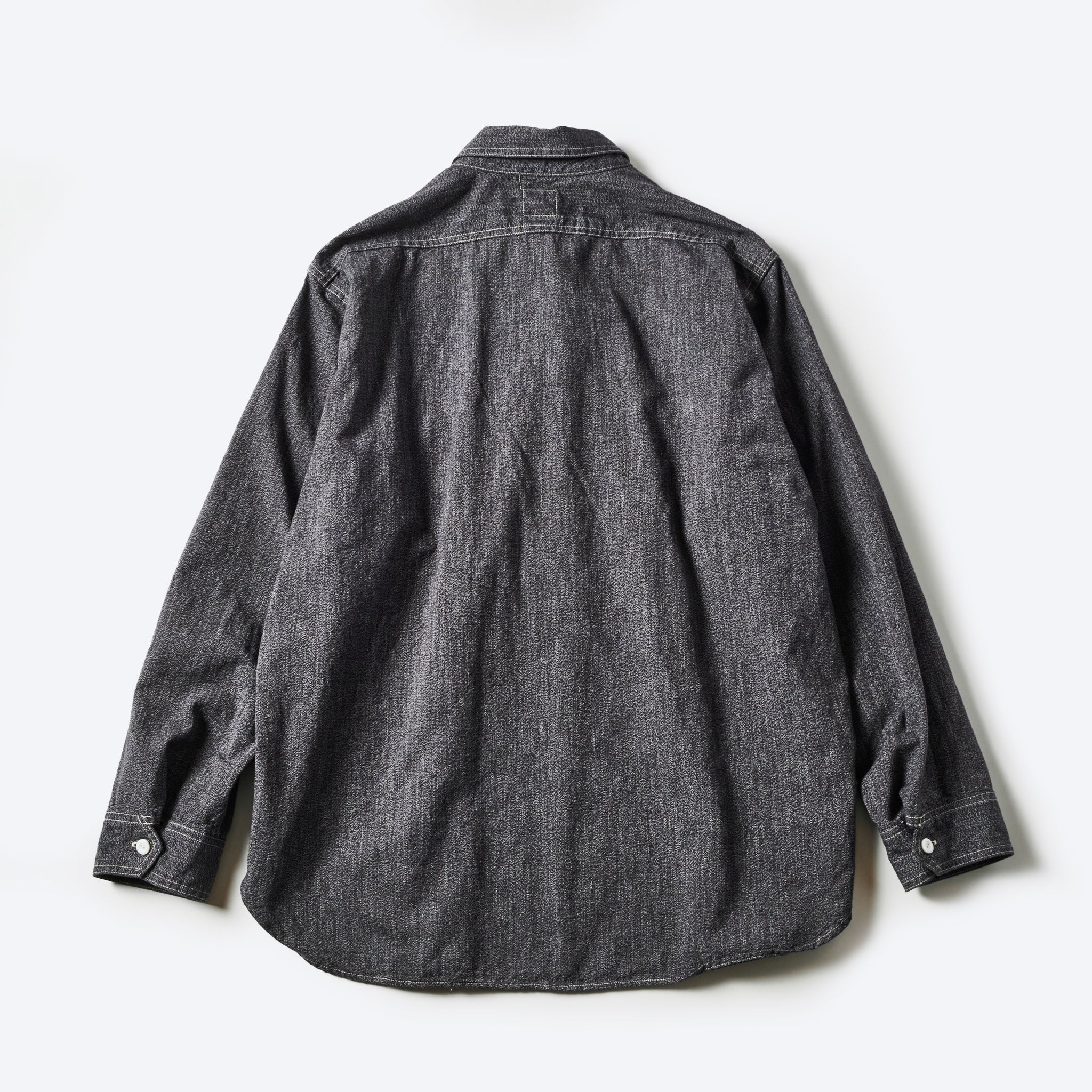 #1202-GC No.2 Shirt : grey covert salt & pepper