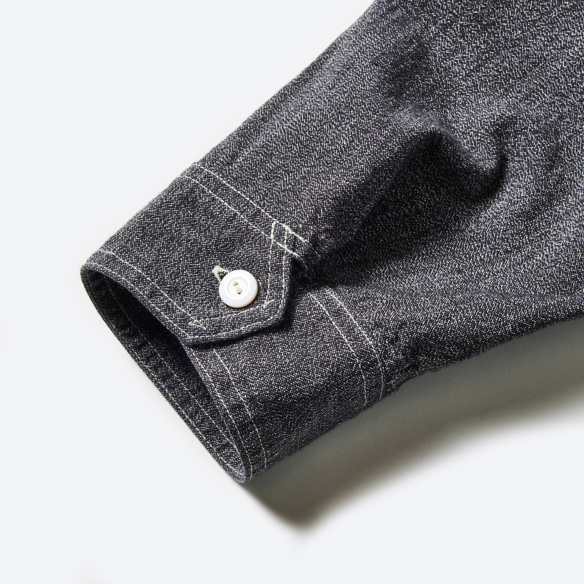 #1202-GC No.2 Shirt : grey covert salt & pepper