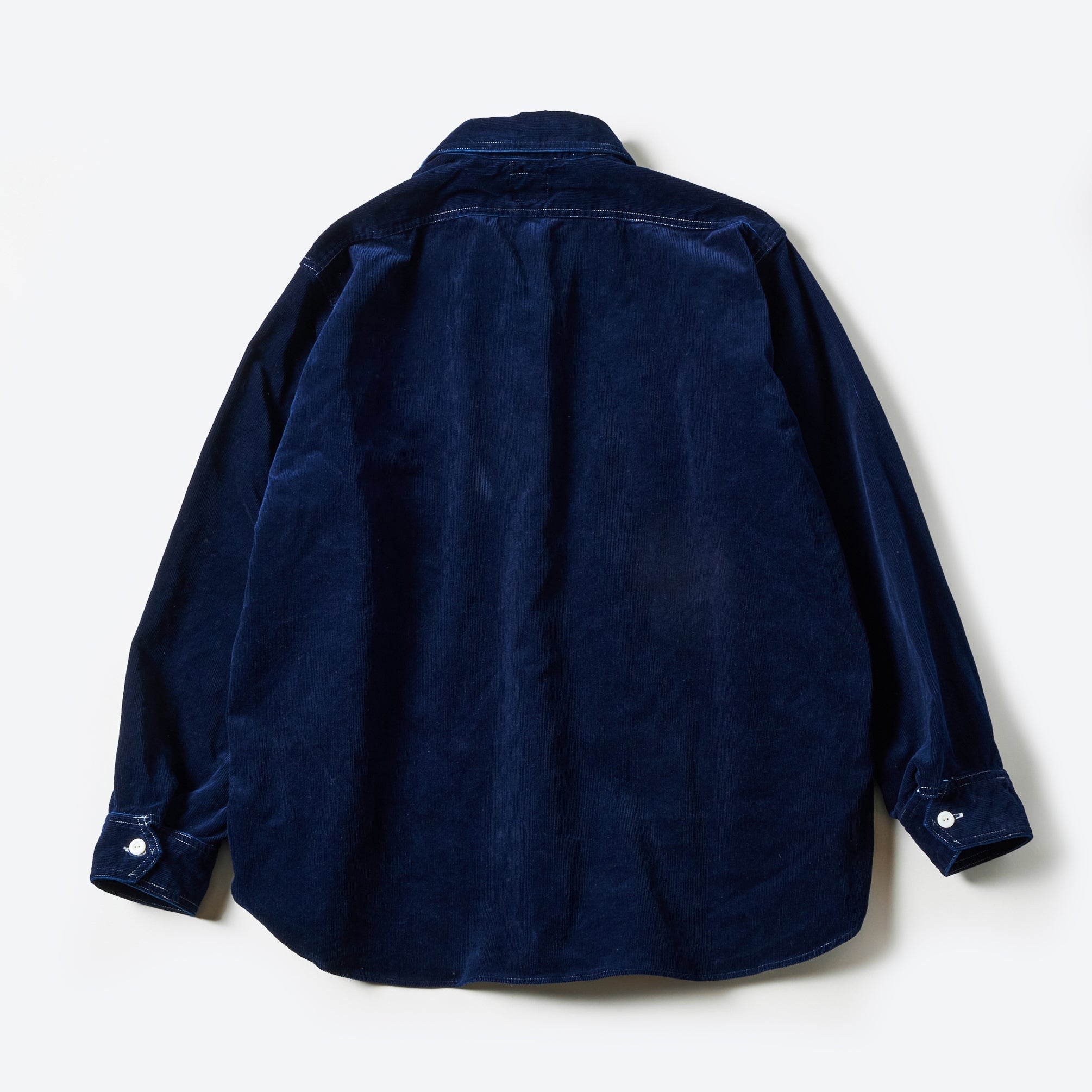 #1202-CCI No.2 Shirt : cotton cords indigo