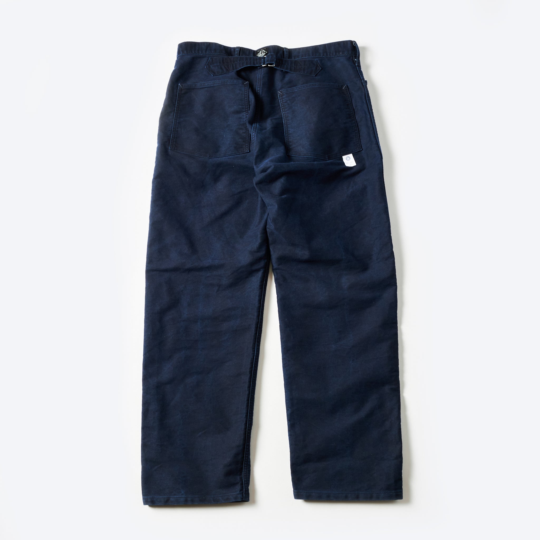 #1301-MBI ARMY Pants : moleskin black indigo