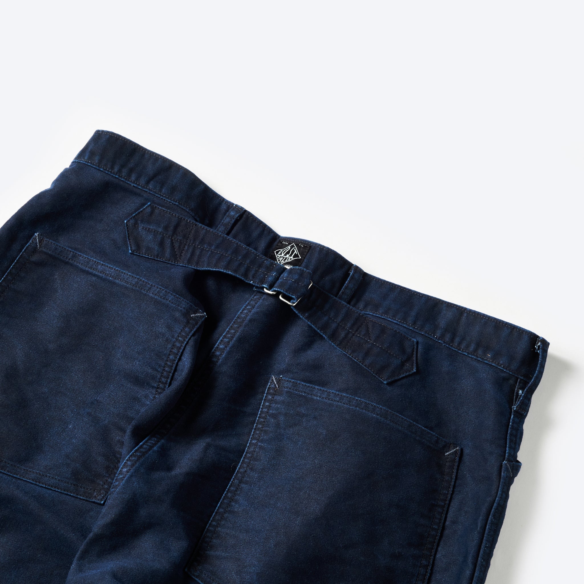 #1301-MBI ARMY Pants : moleskin black indigo