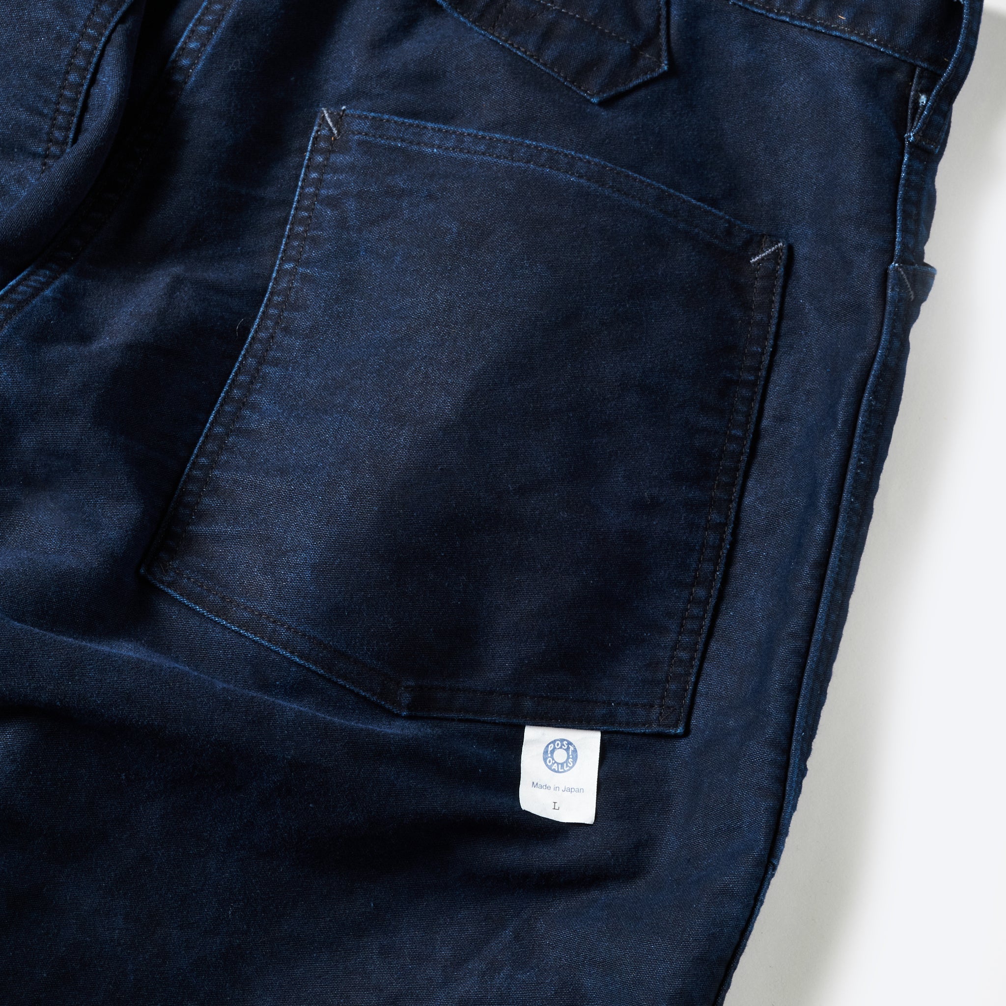 #1301-MBI ARMY Pants : moleskin black indigo